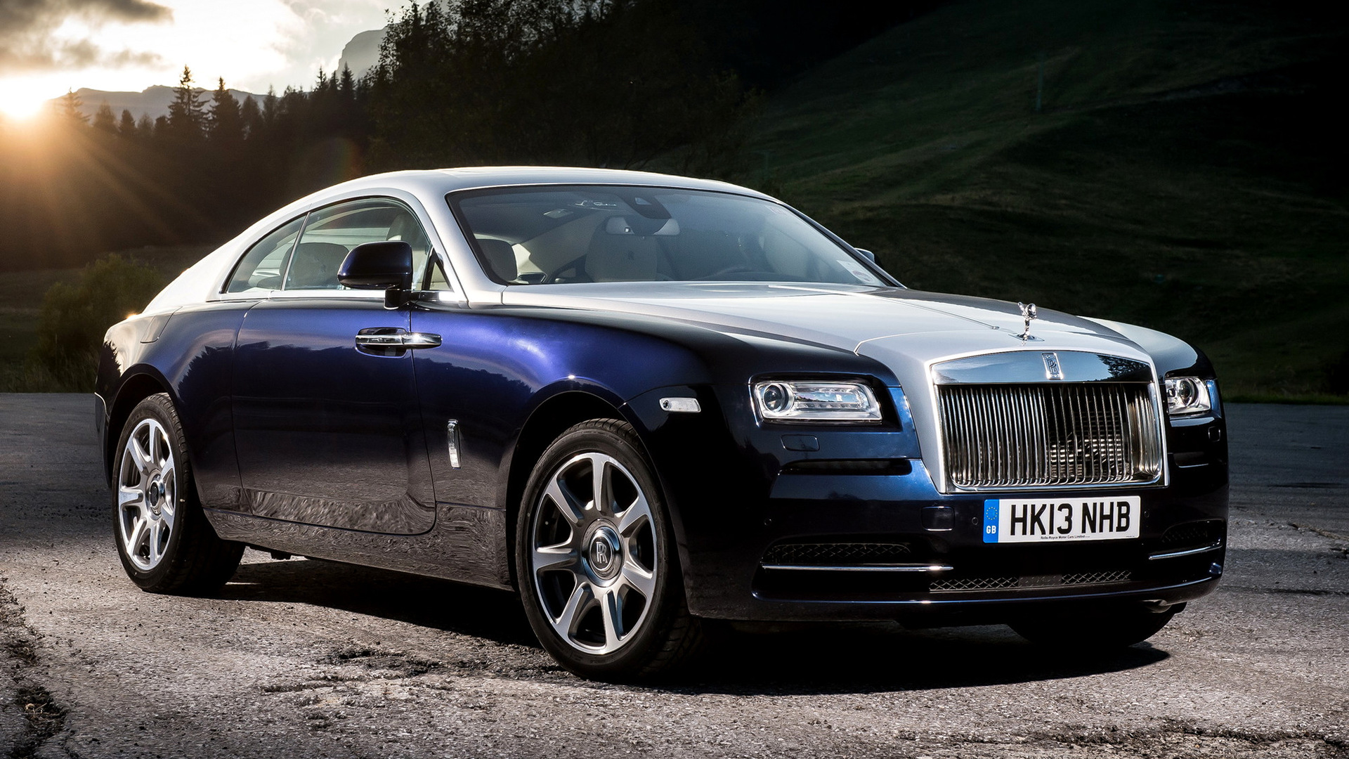 Handy-Wallpaper Rolls Royce, Autos, Rolls Royce Wraith, Fahrzeuge, Großer Tourer, Schwarzes Auto kostenlos herunterladen.