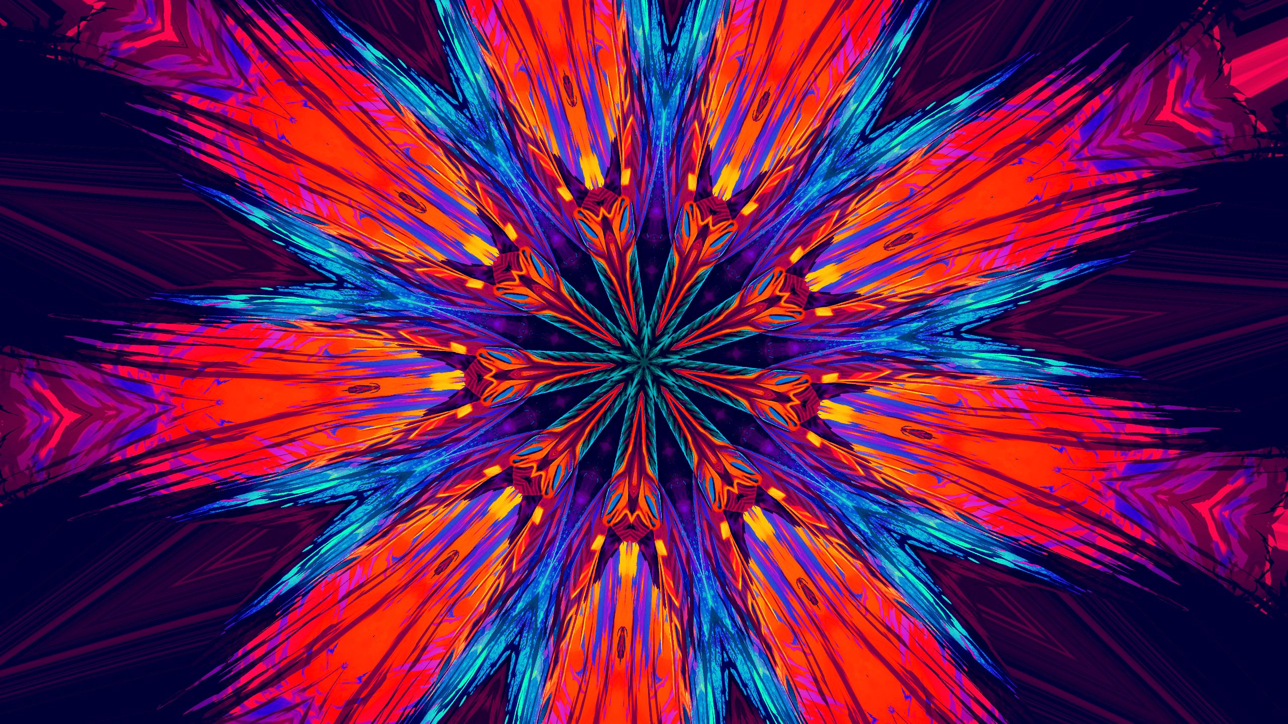 Free download wallpaper Abstract, Pattern, Colors, Kaleidoscope, Orange (Color) on your PC desktop