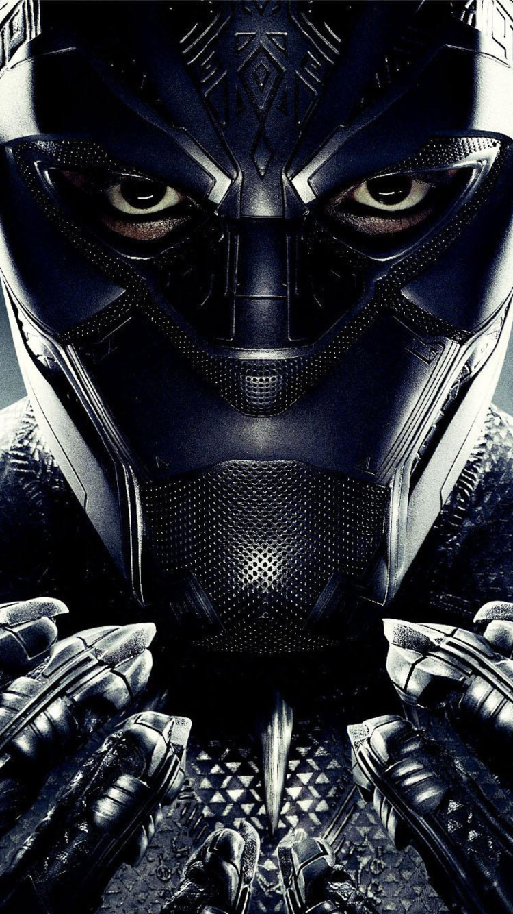 Download mobile wallpaper Movie, Superhero, Black Panther (Marvel Comics), Black Panther, Chadwick Boseman for free.