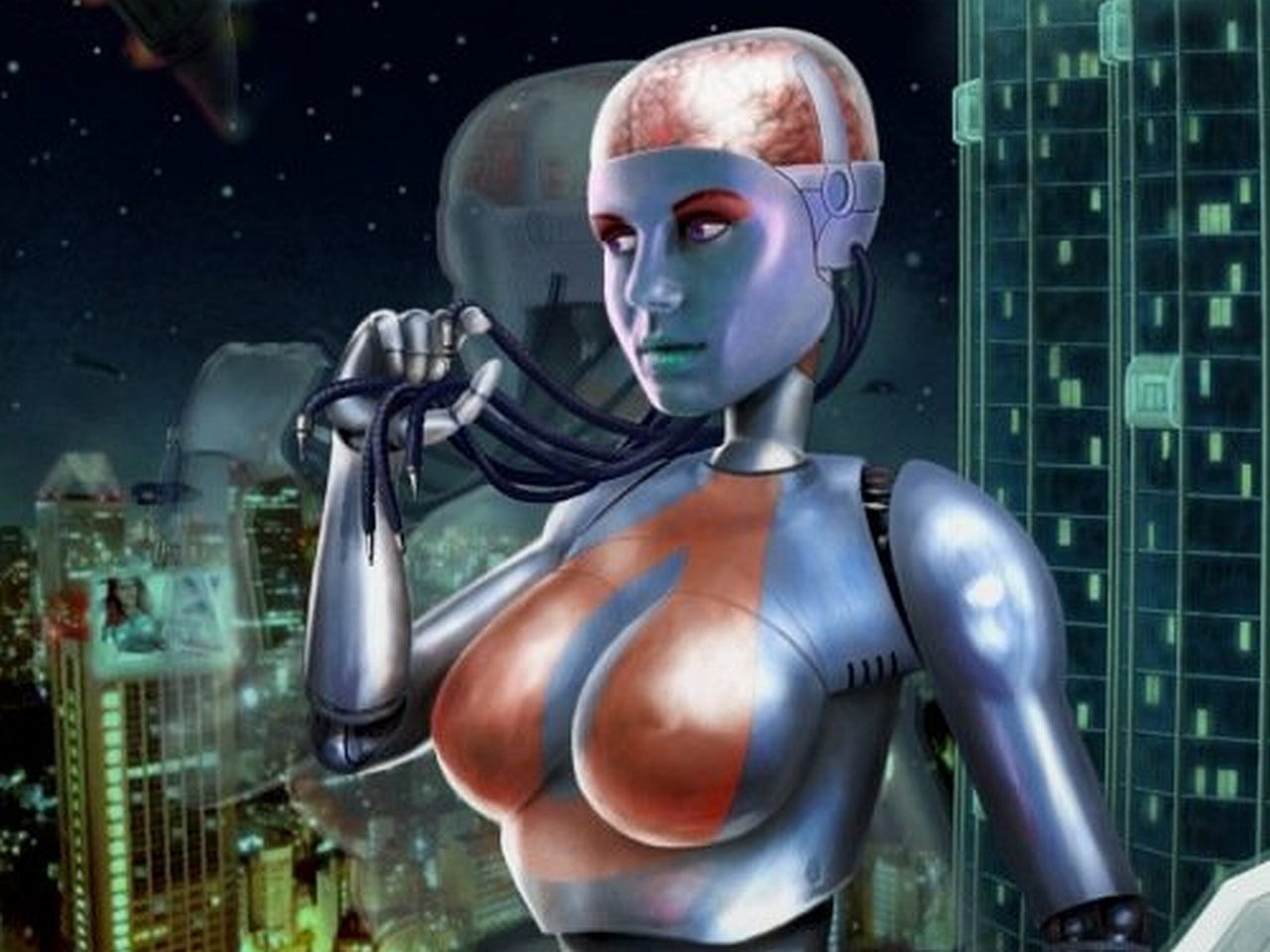 Free download wallpaper Sci Fi, Cyborg on your PC desktop