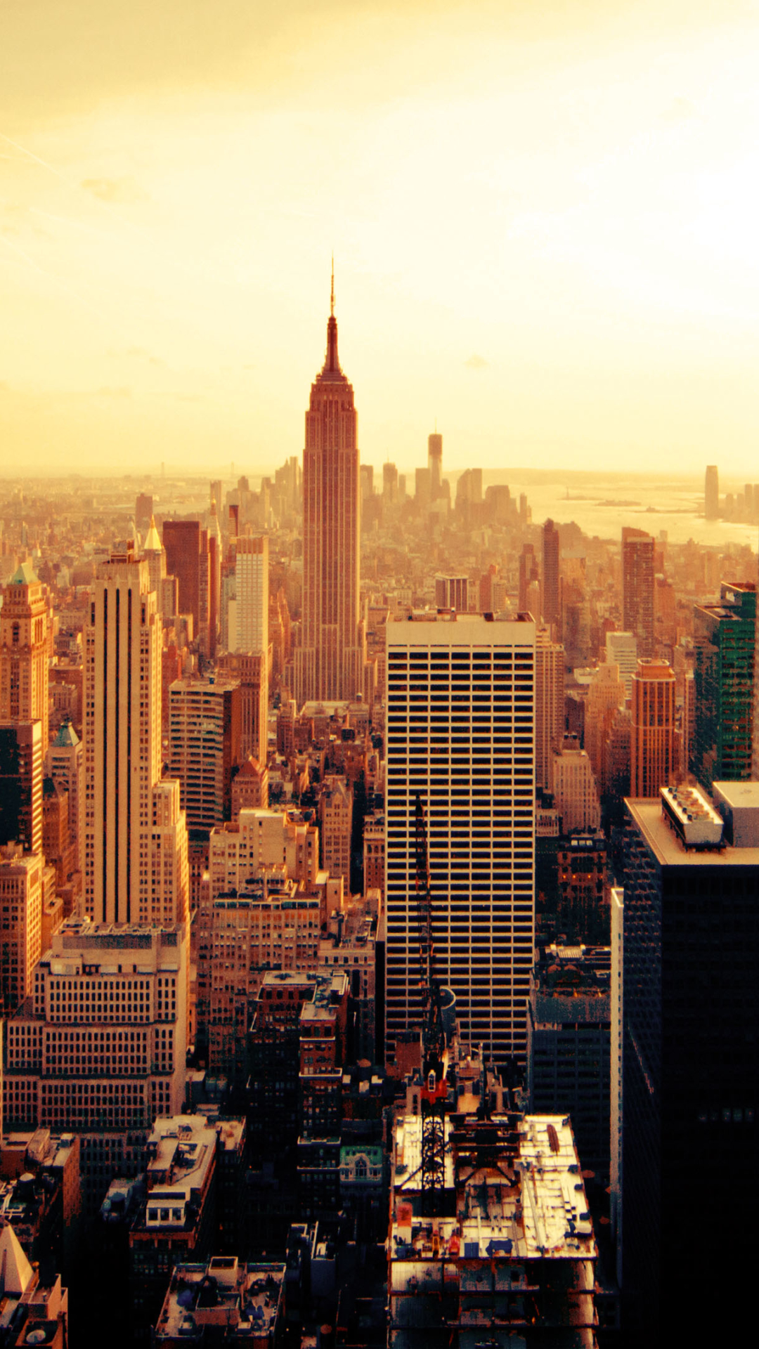Скачать картинку Города, Город, Горизонт, Здание, Нью Йорк, Строительство, Сделано Человеком в телефон бесплатно.
