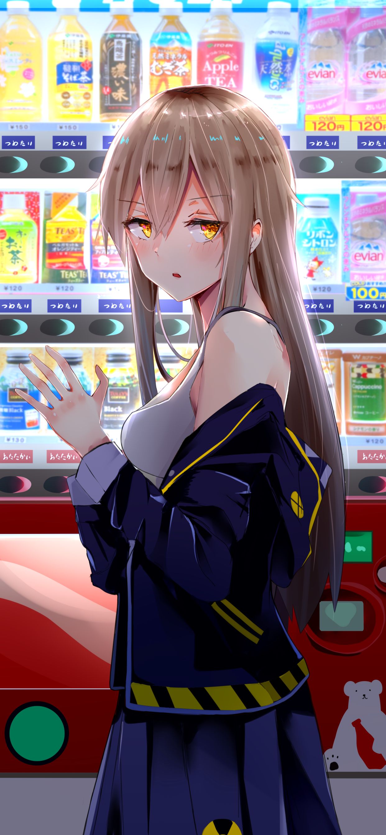Download mobile wallpaper Anime, Original, Vending Machine for free.