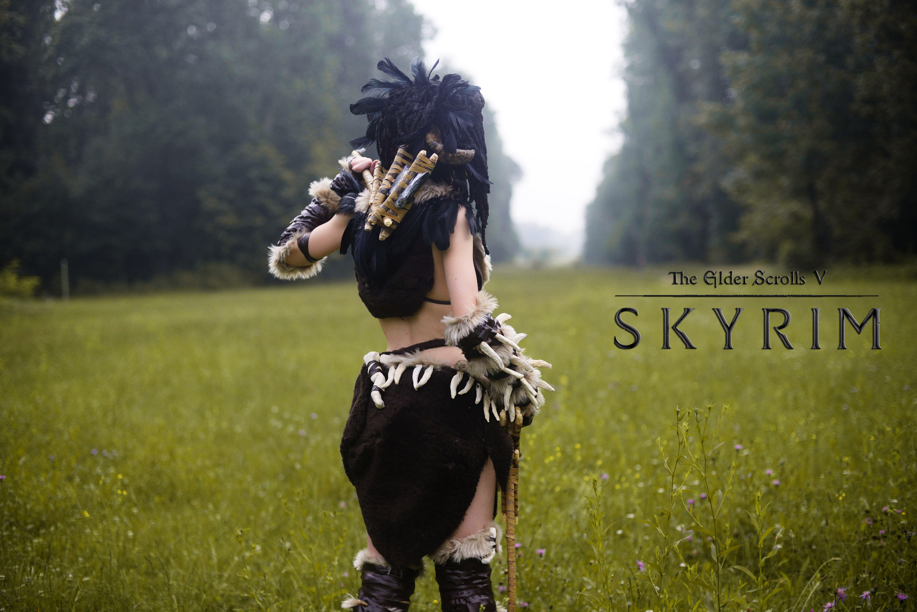 Free download wallpaper Women, Cosplay, Skyrim on your PC desktop