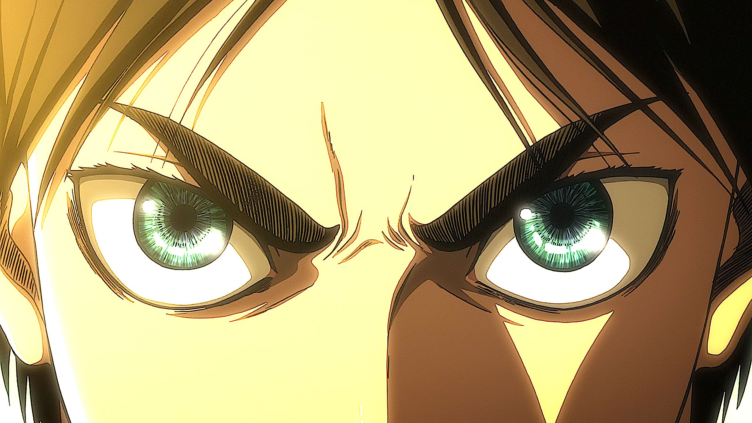 Download mobile wallpaper Anime, Close Up, Green Eyes, Eren Yeager, Shingeki No Kyojin, Attack On Titan for free.