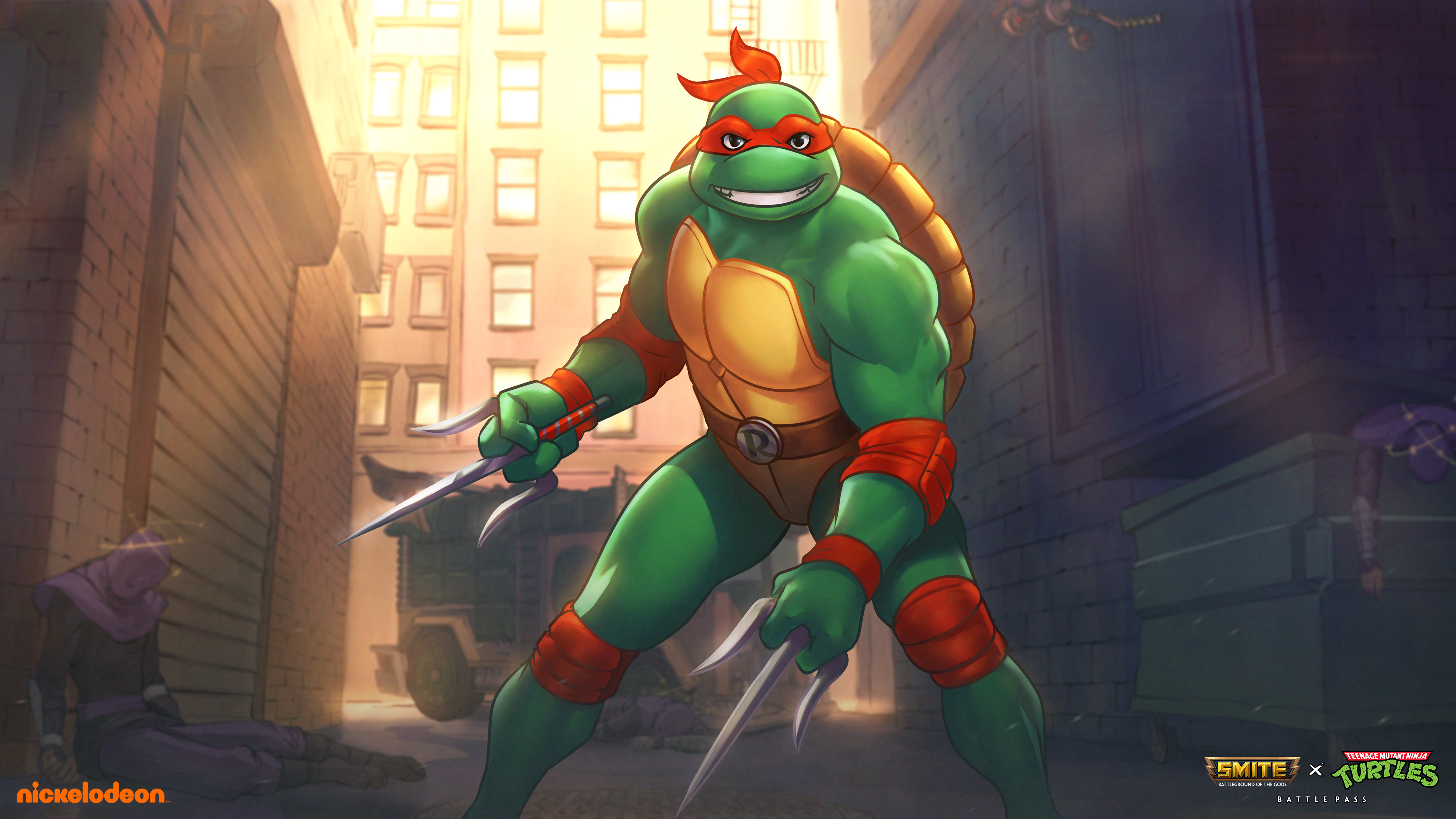 Download mobile wallpaper Video Game, Raphael (Tmnt), Smite for free.