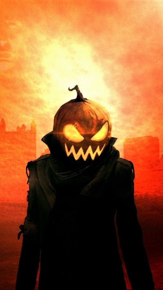 Download mobile wallpaper Halloween, Pumpkin, Holiday, Coat, Jack O' Lantern for free.