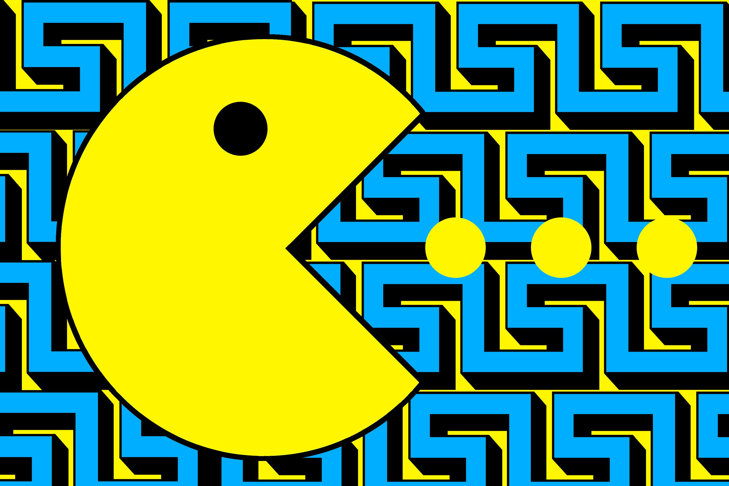 Laden Sie das Pac Man, Computerspiele-Bild kostenlos auf Ihren PC-Desktop herunter