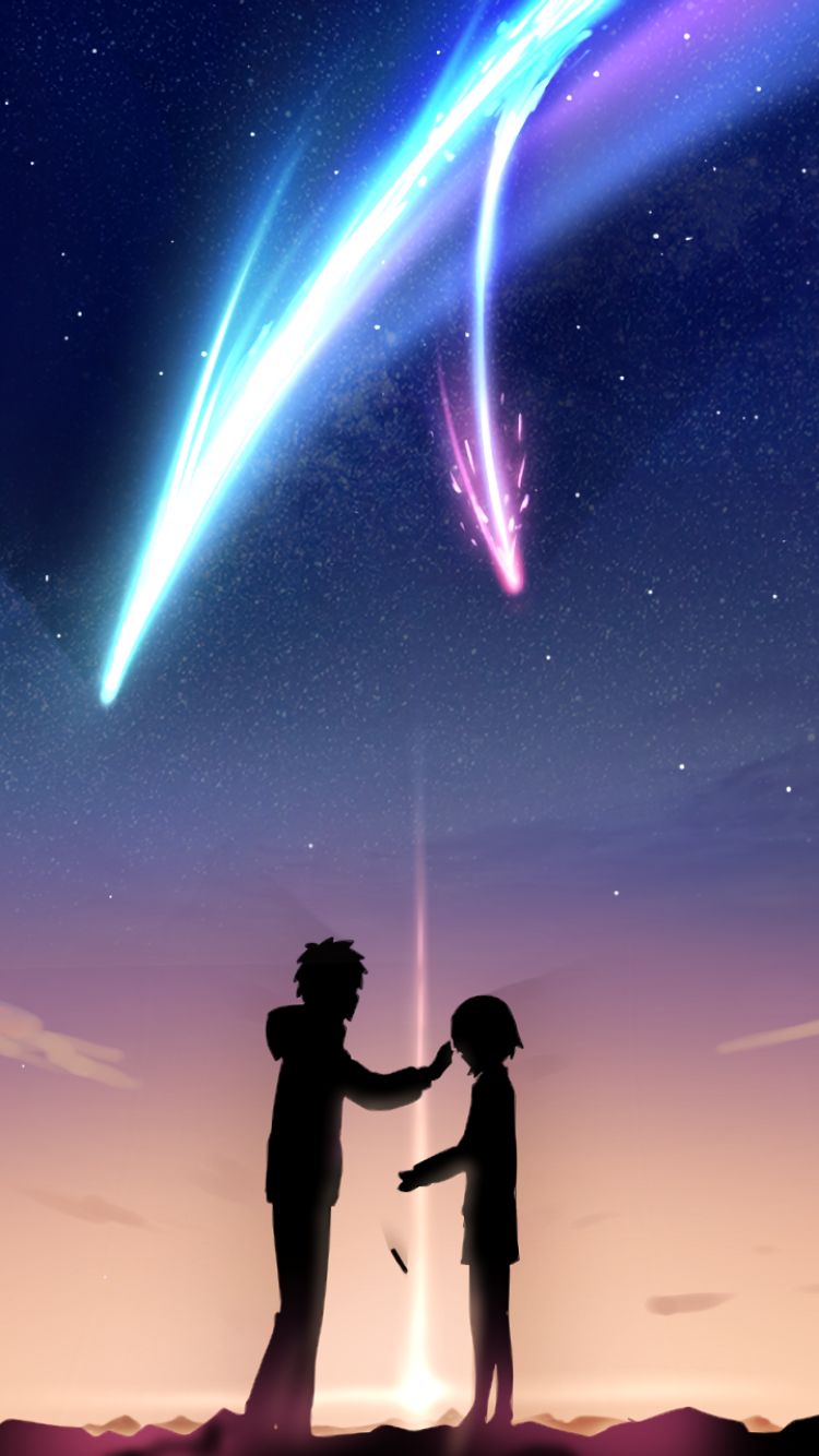 Téléchargez des papiers peints mobile Animé, Your Name, Kimi No Na Wa, Mitsuha Miyamizu, Taki Tachibana gratuitement.