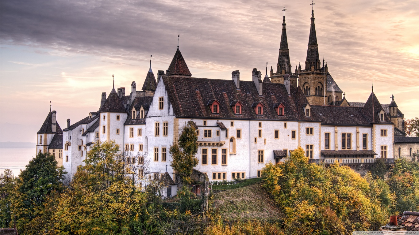 Baixe gratuitamente a imagem Castelos, Castelo, Feito Pelo Homem, Castelo De Neuchâtel na área de trabalho do seu PC