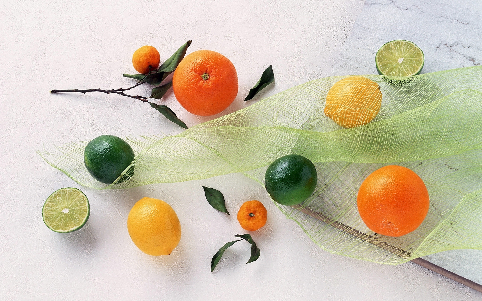 oranges, fruits, food, lemons HD wallpaper
