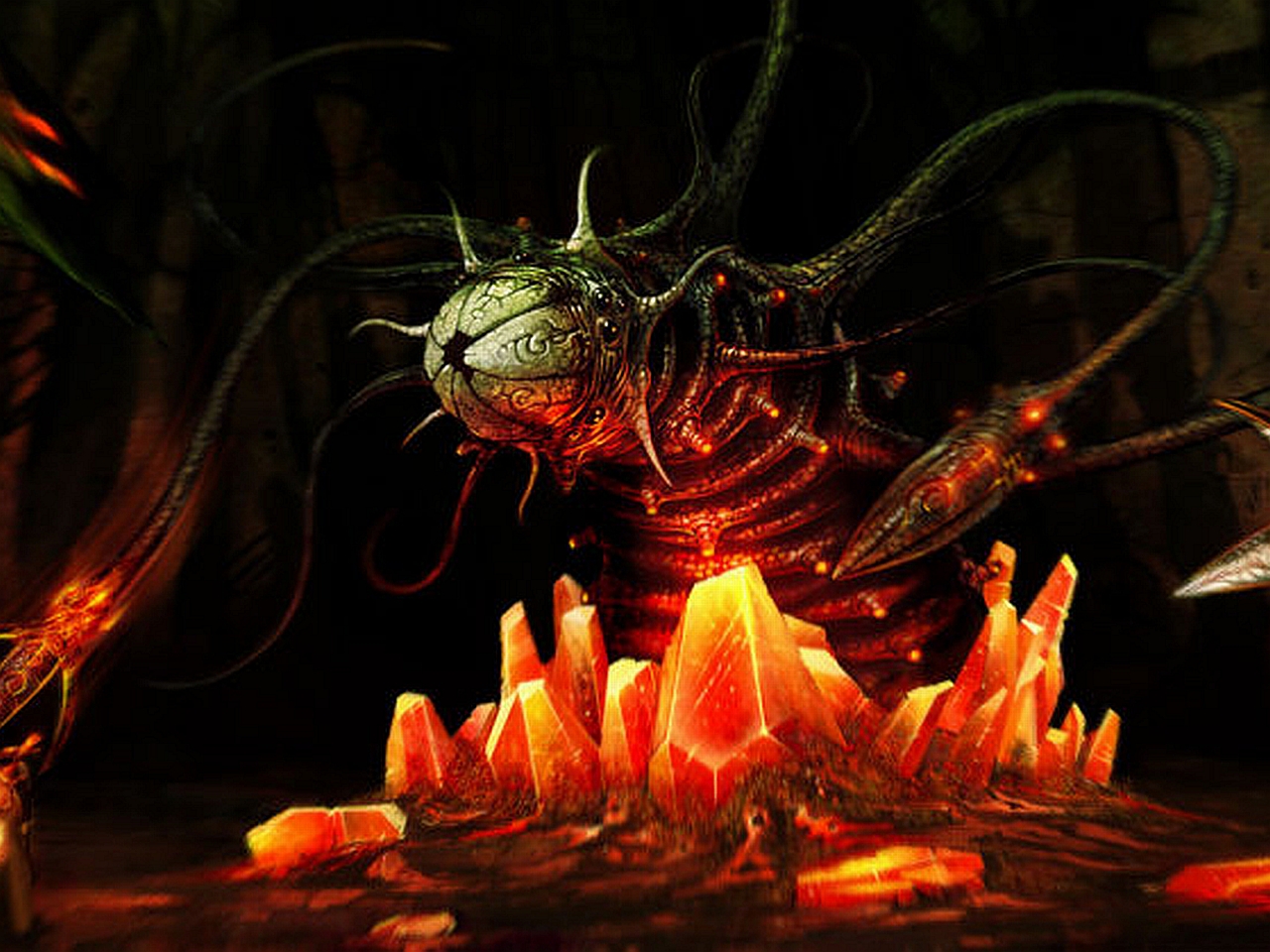 Free download wallpaper Dark, Creature on your PC desktop