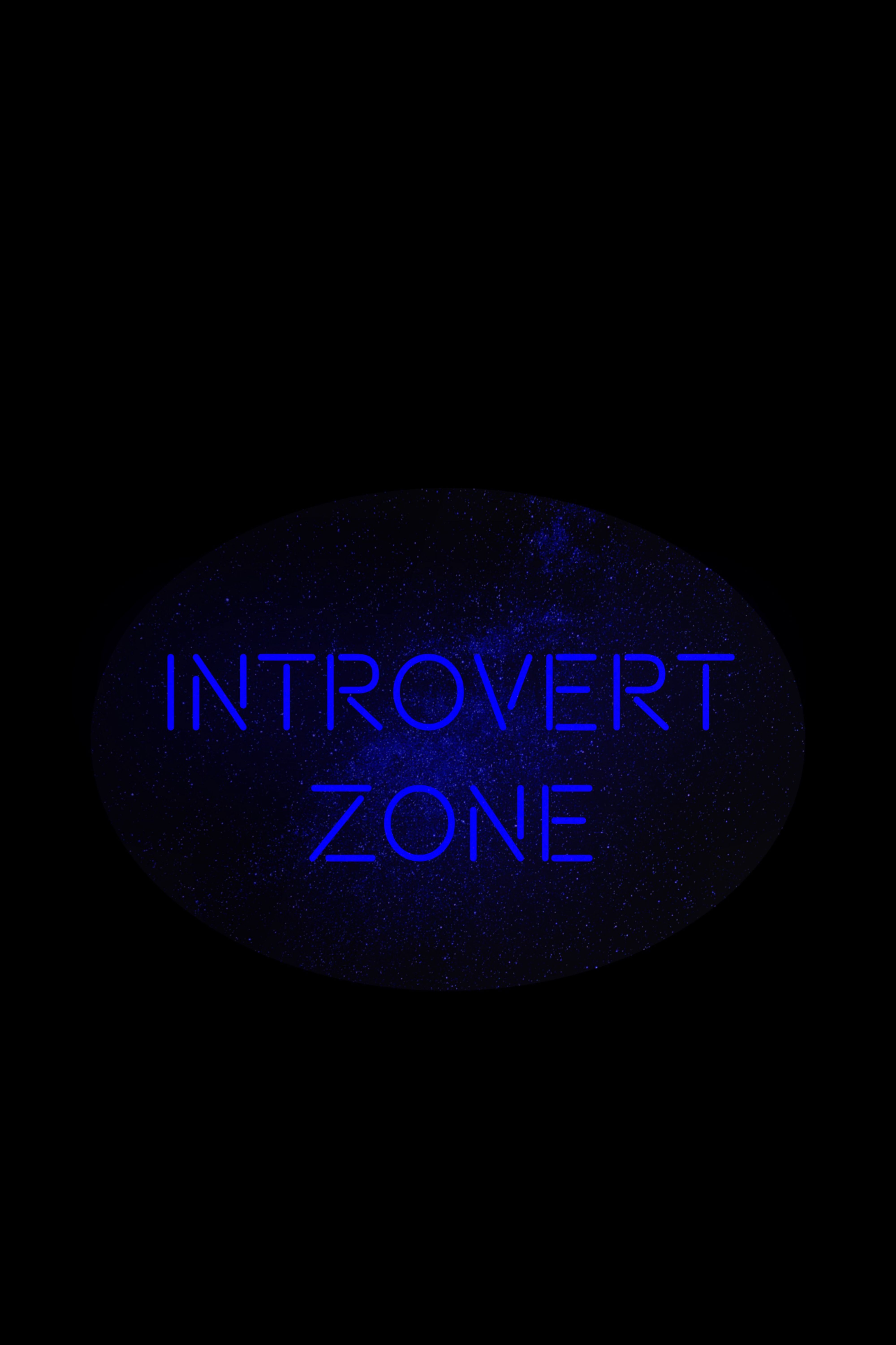 inscription, introvert, words, territory, zone Panoramic Wallpaper