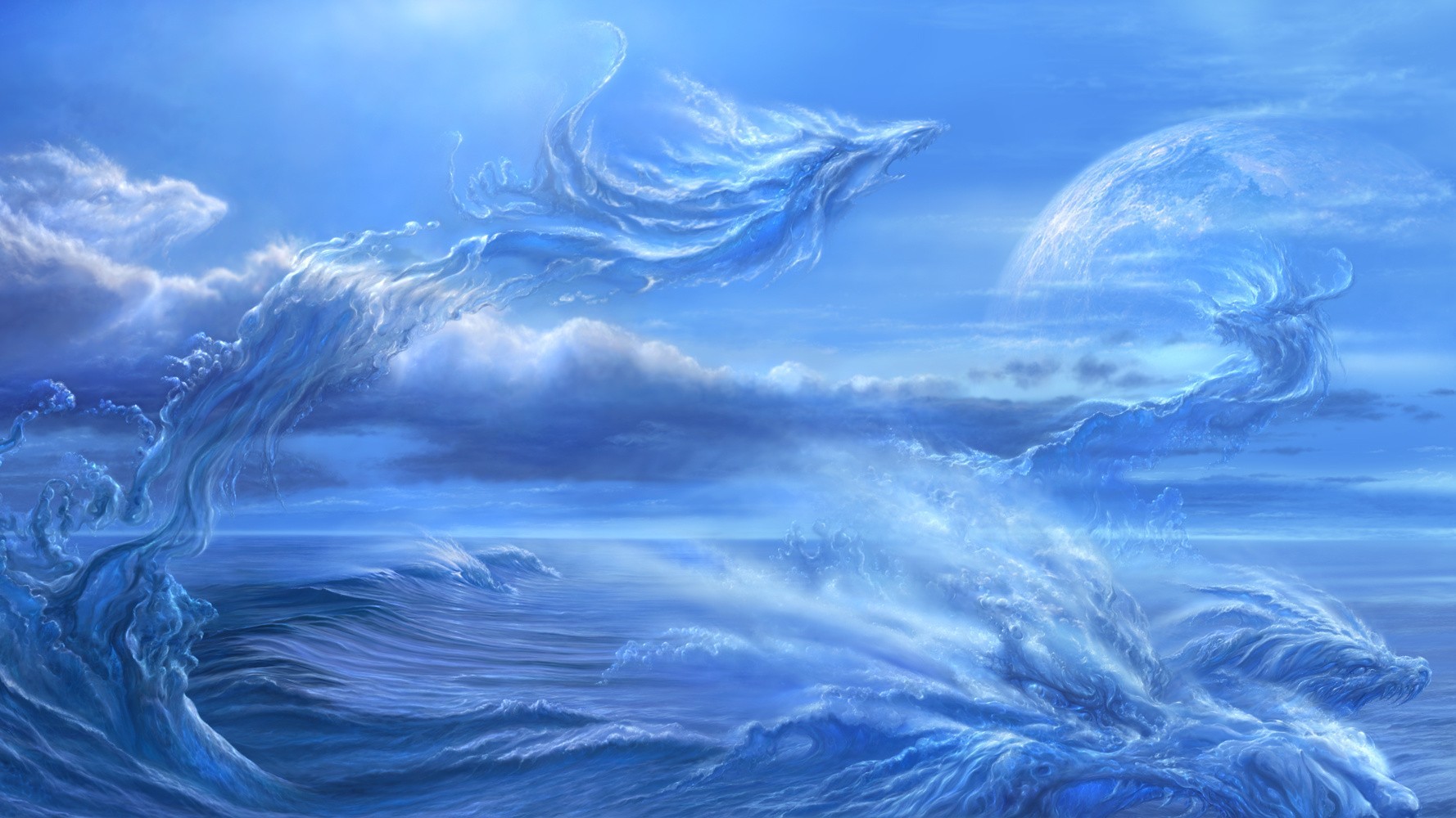 Free download wallpaper Fantasy, Ocean on your PC desktop