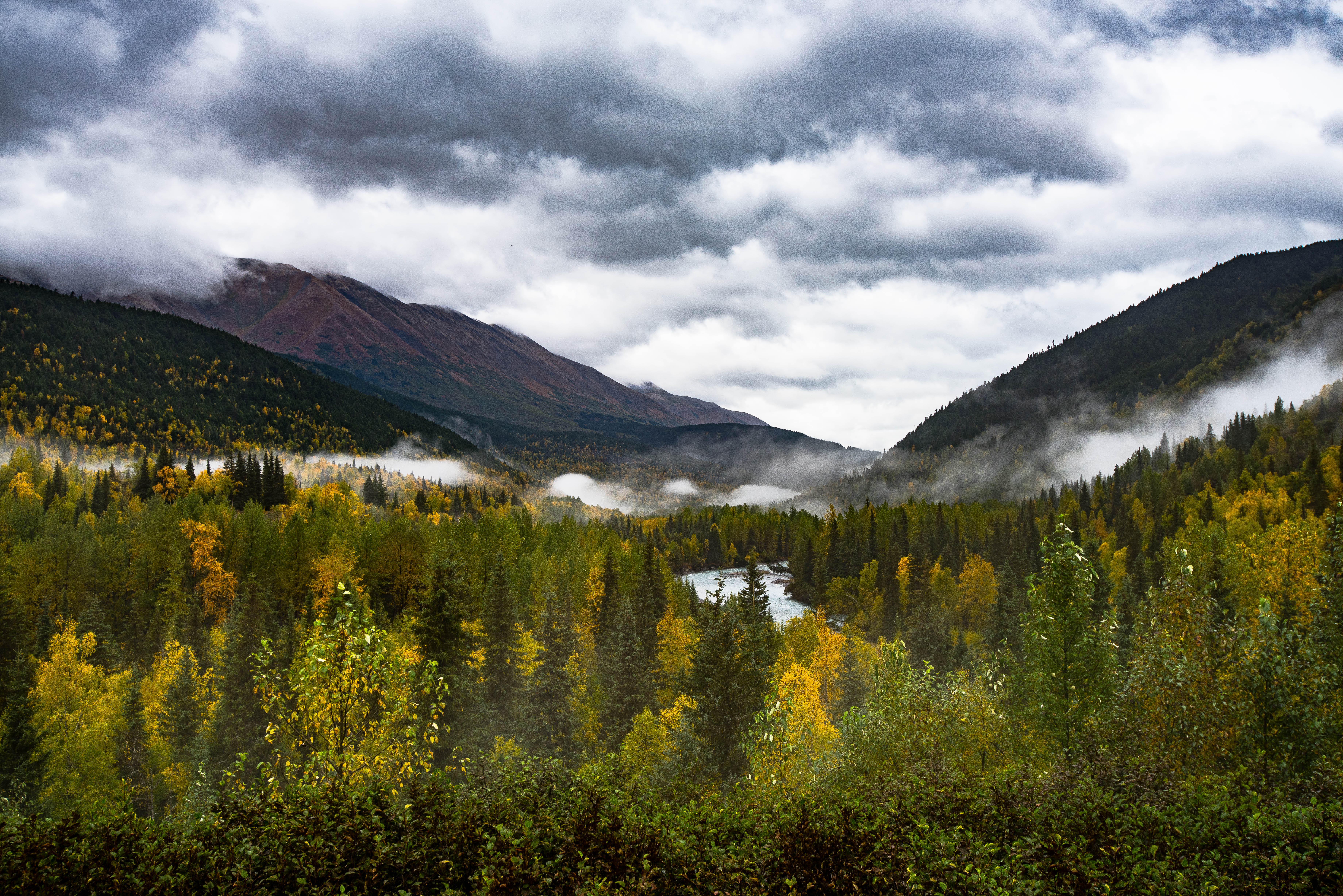 Free download wallpaper Rivers, Nature, Forest, Mountains, Landscape on your PC desktop