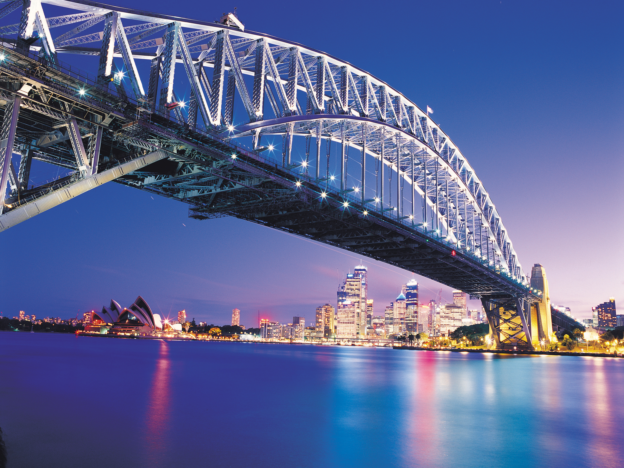 Скачать картинку Мост, Сделано Человеком, Сиднейский Мост Харбор Бридж в телефон бесплатно.