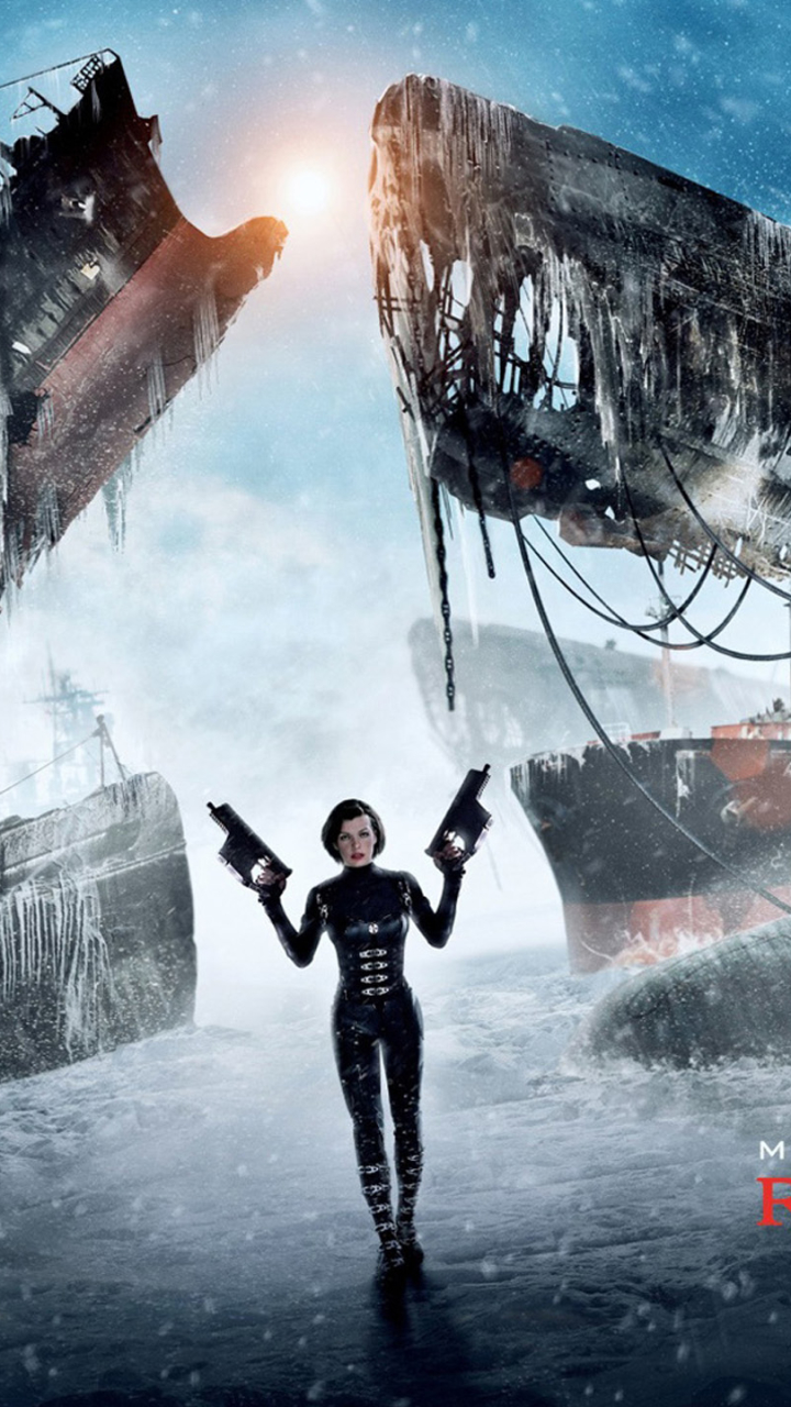 Descarga gratuita de fondo de pantalla para móvil de Milla Jovovich, Submarino, Películas, Residente Demoníaco, Alicia (Resident Evil), Resident Evil 5: La Venganza.