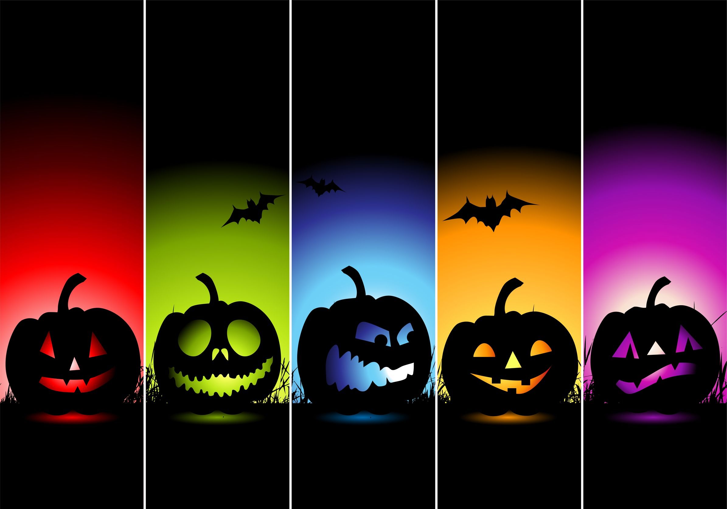 778333 скачать картинку хэллоуин, праздничные, цвета, фонарь джека, тыква - обои и заставки бесплатно