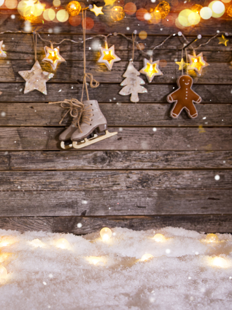 Download mobile wallpaper Christmas, Holiday, Christmas Ornaments, Christmas Lights for free.