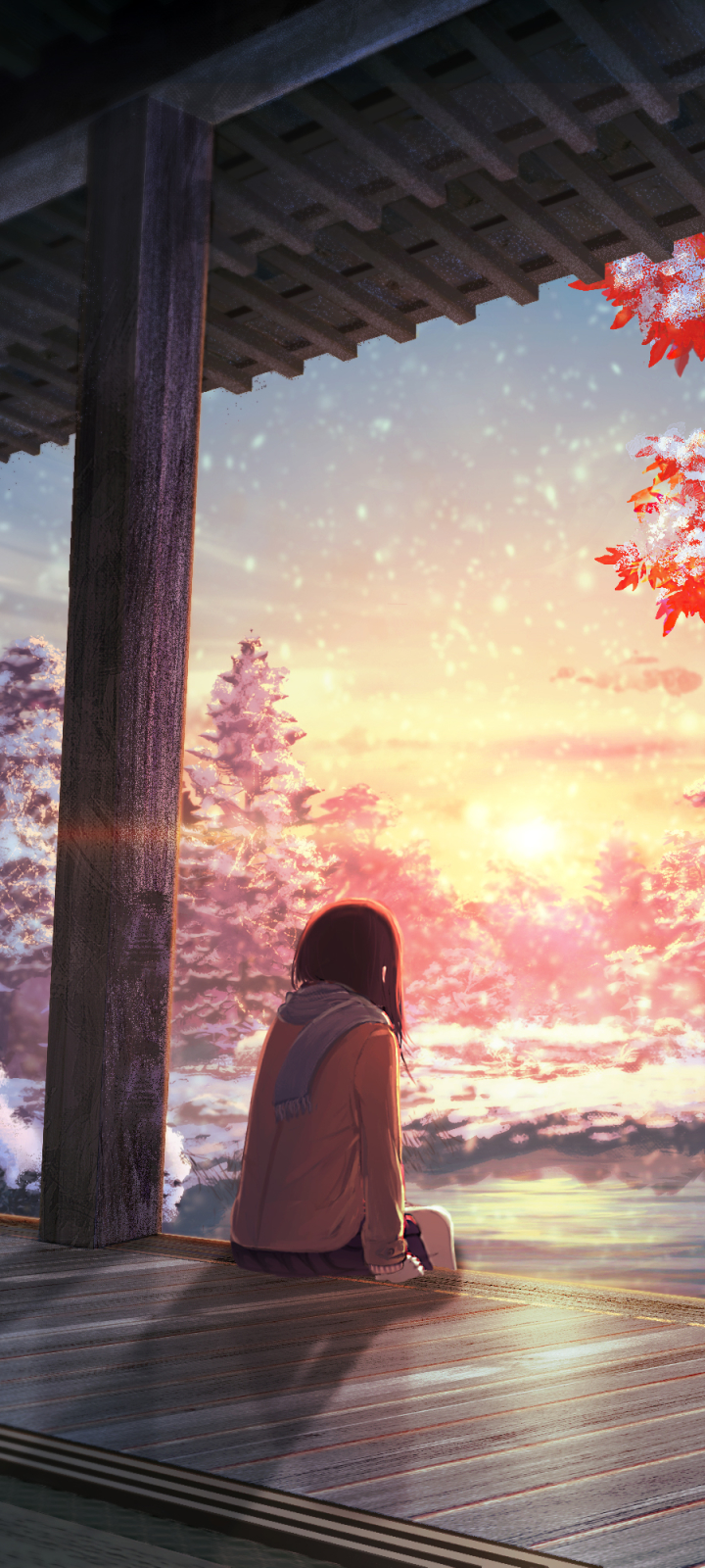 Handy-Wallpaper Sonnenaufgang, Animes kostenlos herunterladen.