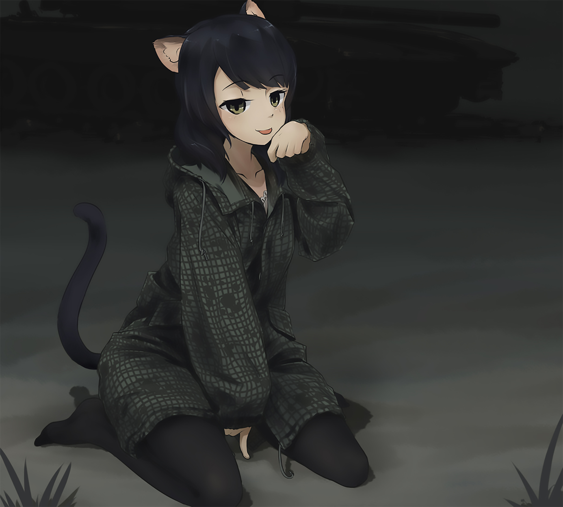 Free download wallpaper Anime, Original, Cat Girl on your PC desktop