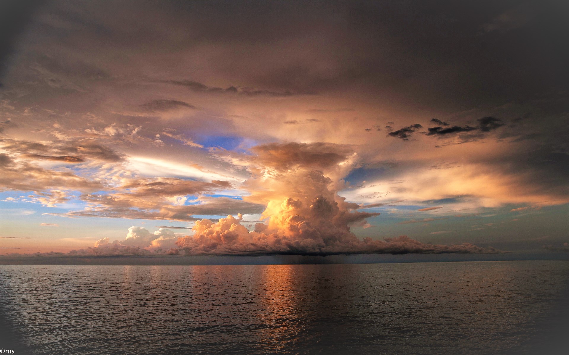 Baixe gratuitamente a imagem Céu, Mar, Horizonte, Oceano, Nuvem, Terra/natureza na área de trabalho do seu PC