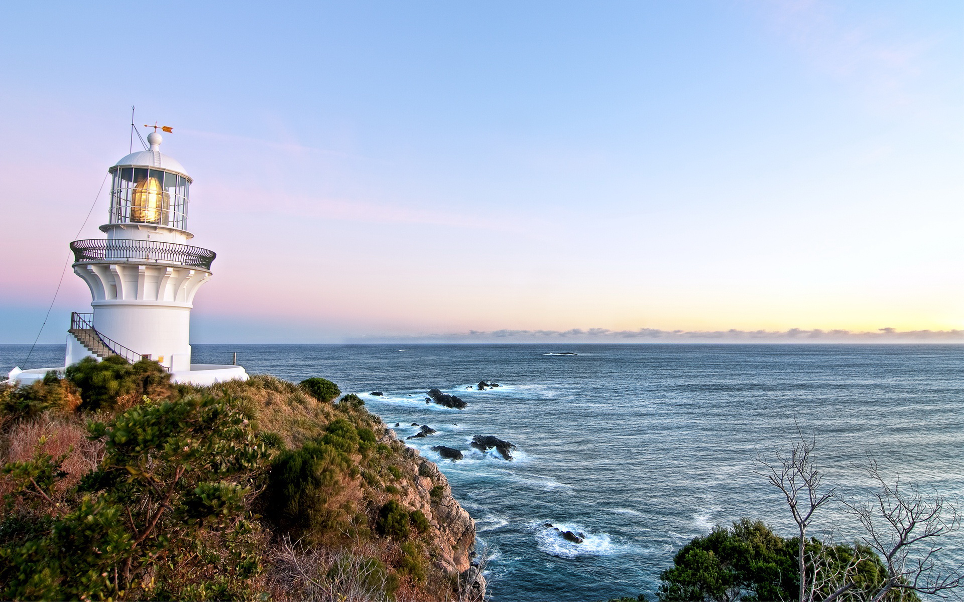 Handy-Wallpaper Leuchtturm, Australien, Menschengemacht kostenlos herunterladen.