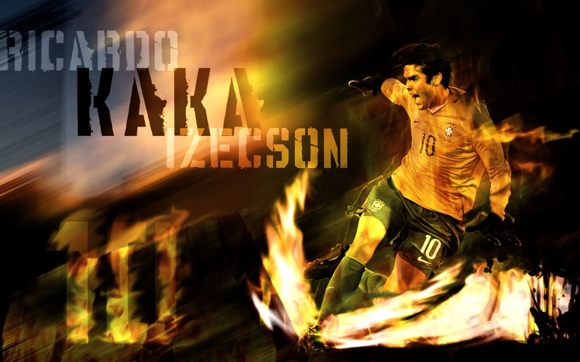 Download mobile wallpaper Sports, Soccer, Kaká, Brazil National Football Team for free.