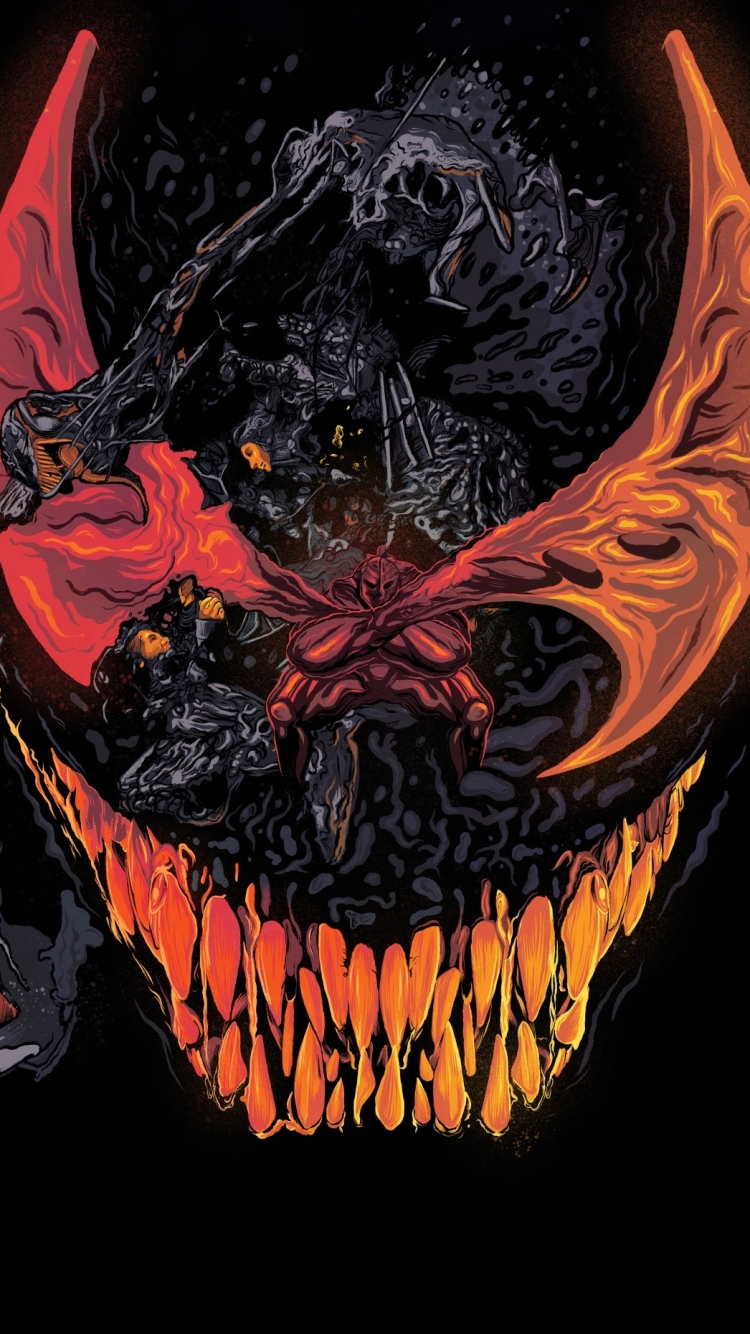 Handy-Wallpaper Comics, Venom kostenlos herunterladen.