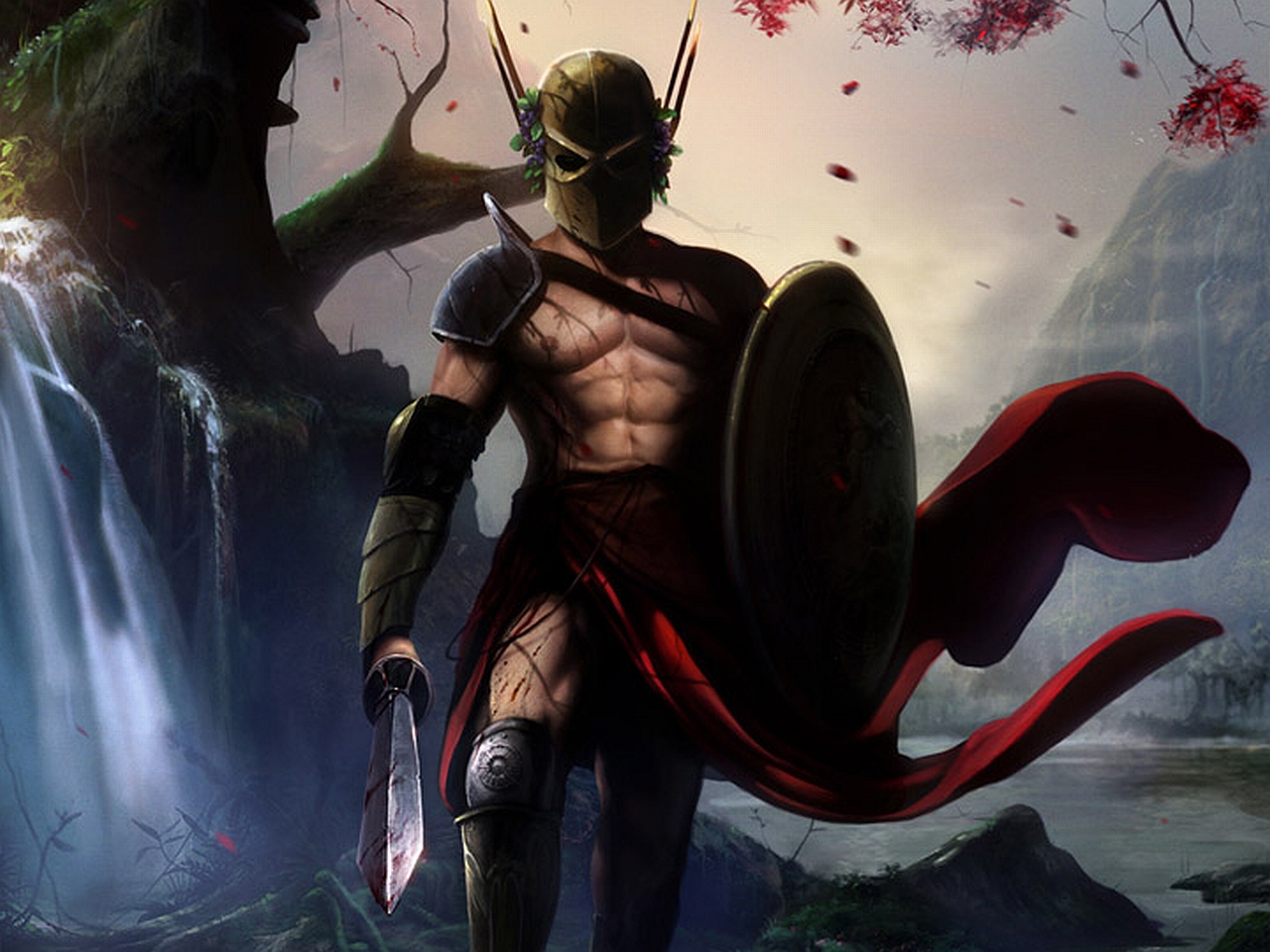 Download mobile wallpaper Fantasy, Warrior for free.