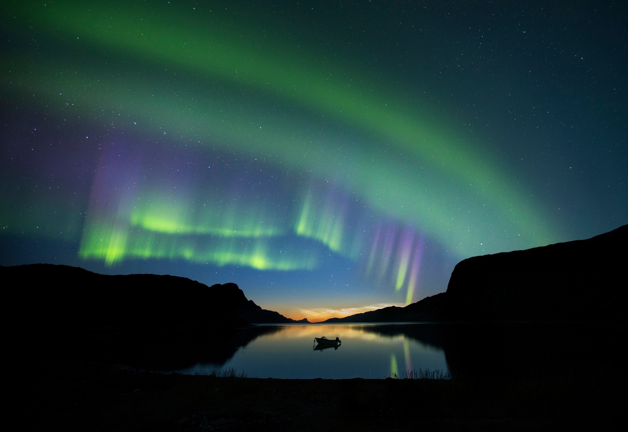 Descarga gratis la imagen Noche, Aurora Boreal, Tierra/naturaleza en el escritorio de tu PC