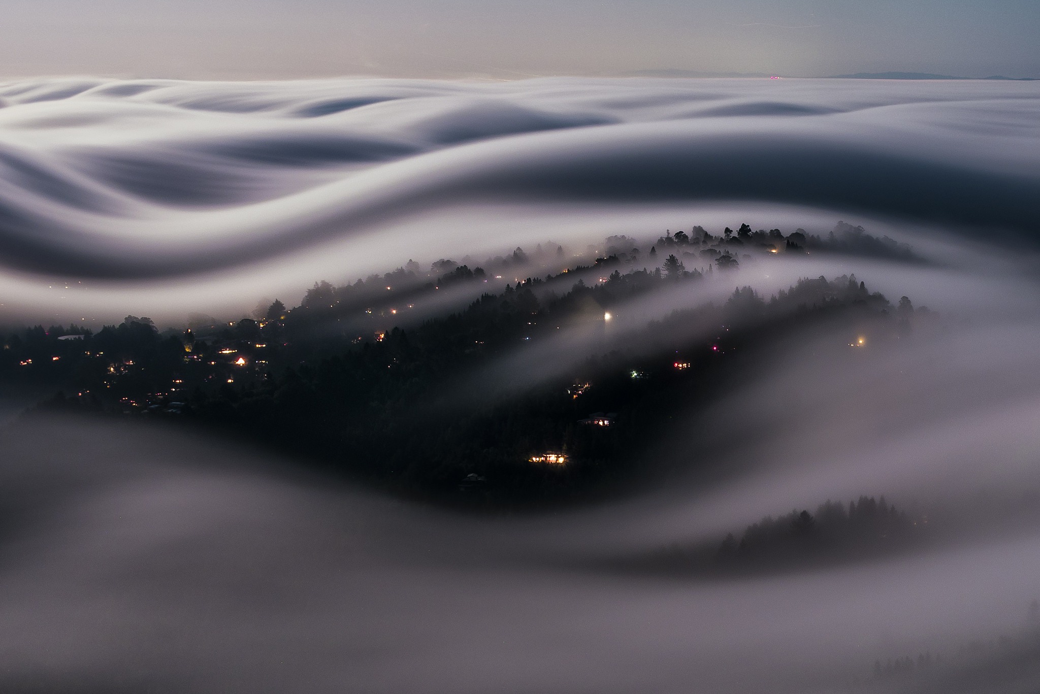 Free download wallpaper Fog, Earth, Sea Of Clouds on your PC desktop