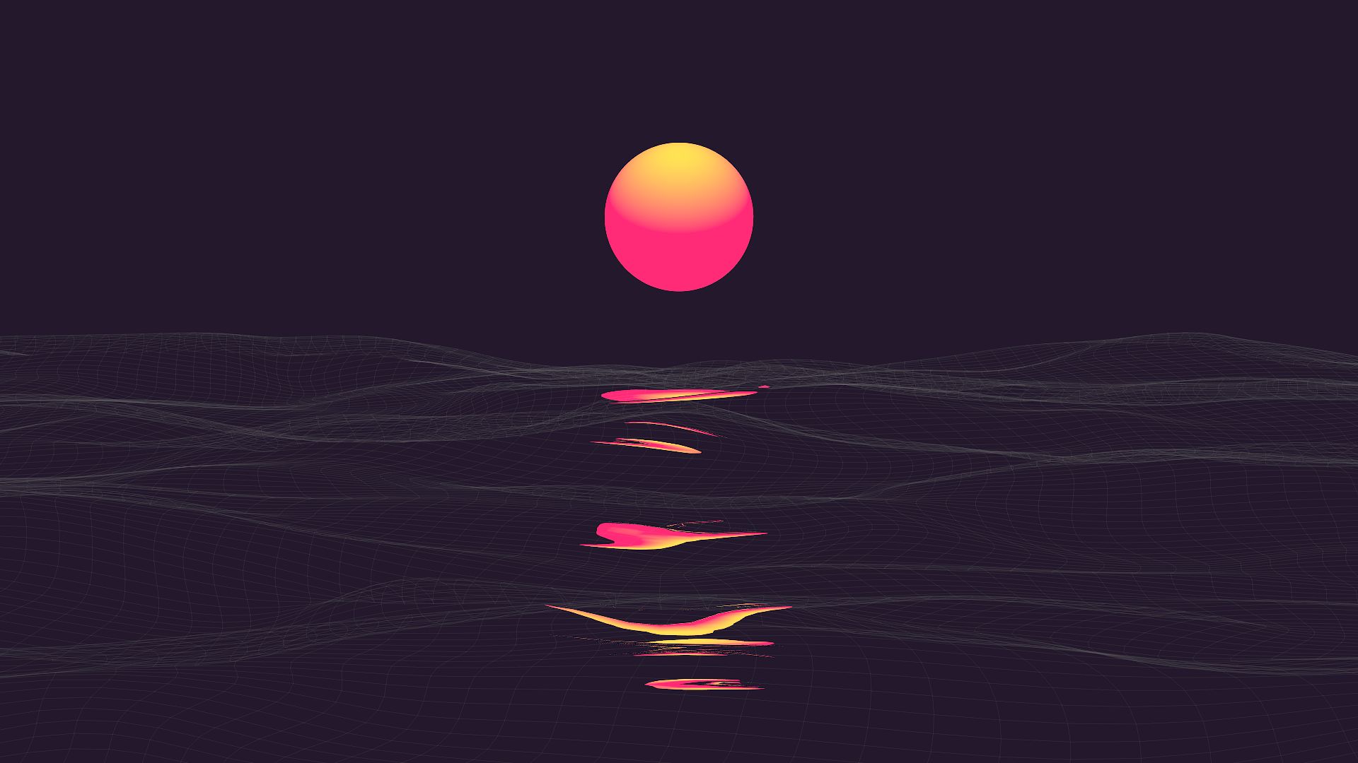 Download mobile wallpaper Artistic, Outrun for free.