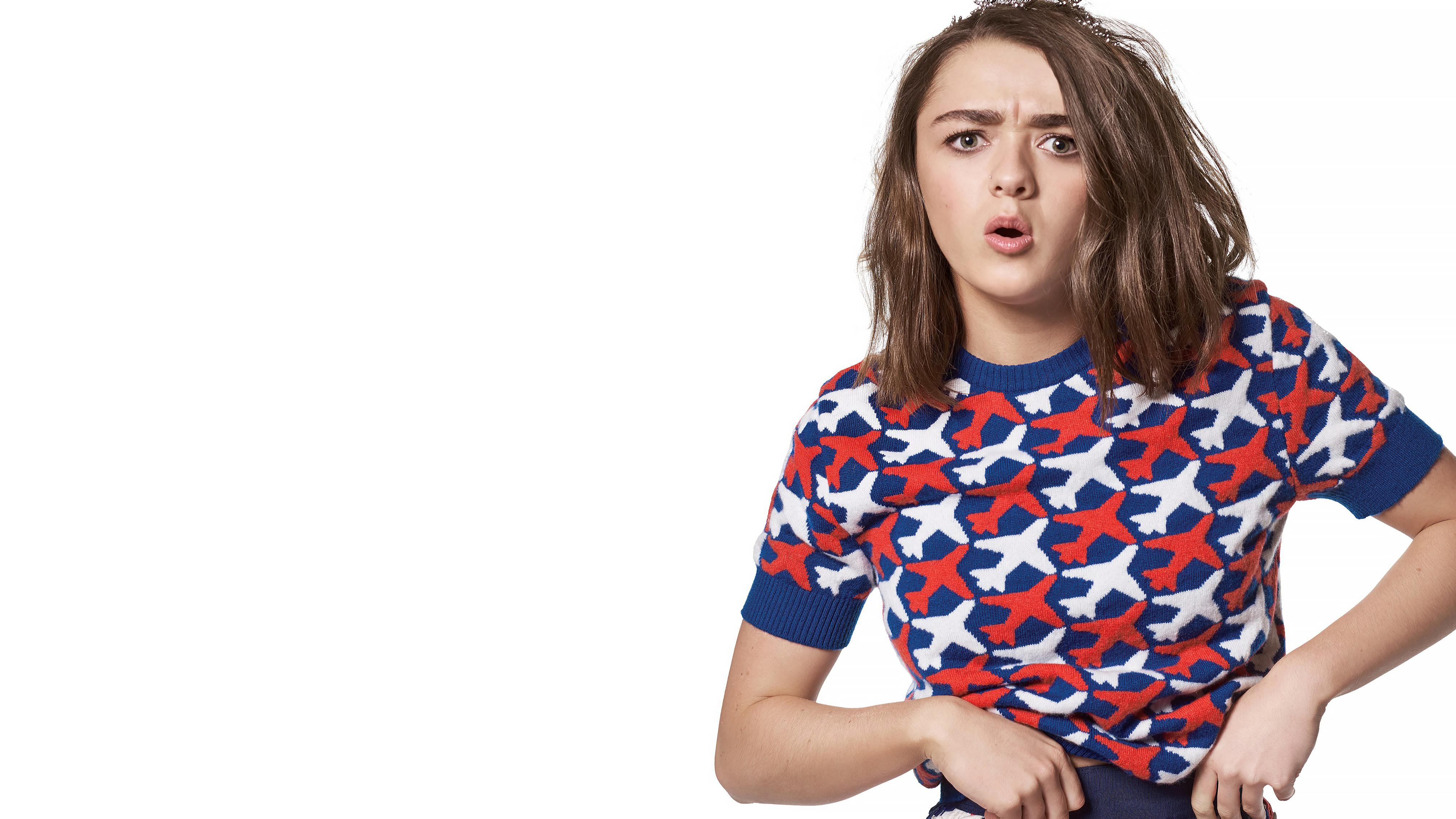 Download mobile wallpaper Brunette, British, Celebrity, Short Hair, Actress, Maisie Williams for free.