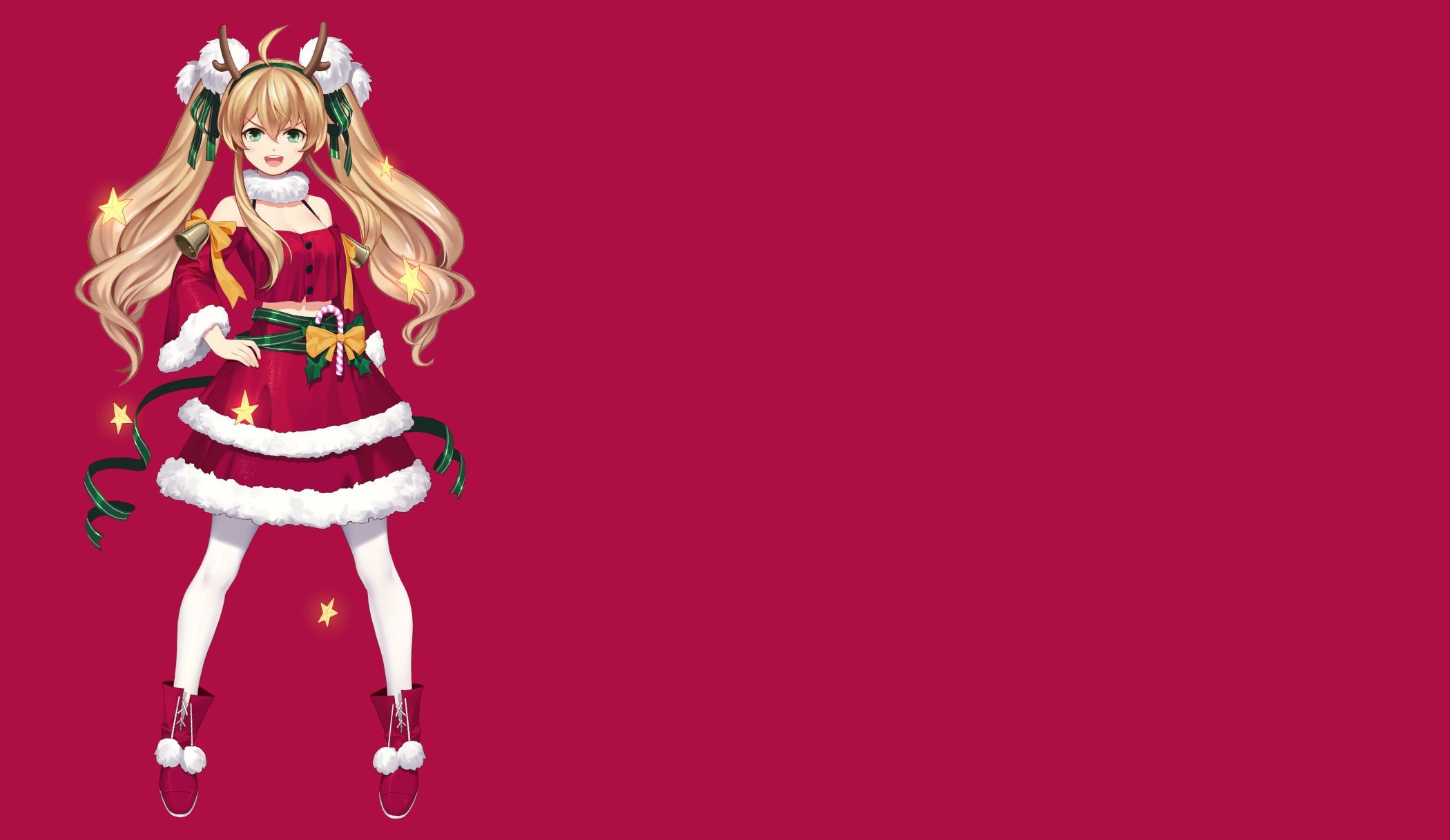 Laden Sie das Weihnachten, Animes-Bild kostenlos auf Ihren PC-Desktop herunter