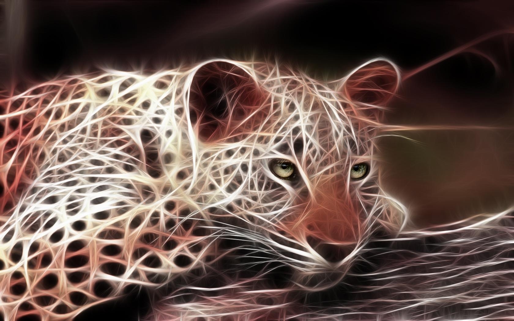 Descarga gratuita de fondo de pantalla para móvil de Animales, Leopardos, Arte.