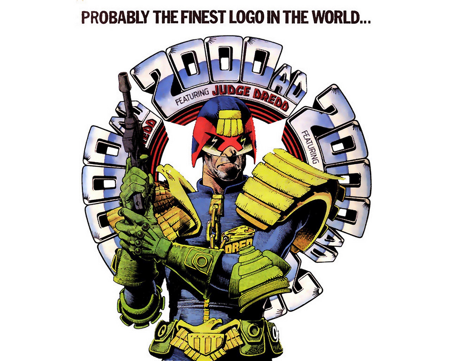 Free download wallpaper Comics, 2000 Ad, Judge Dredd on your PC desktop