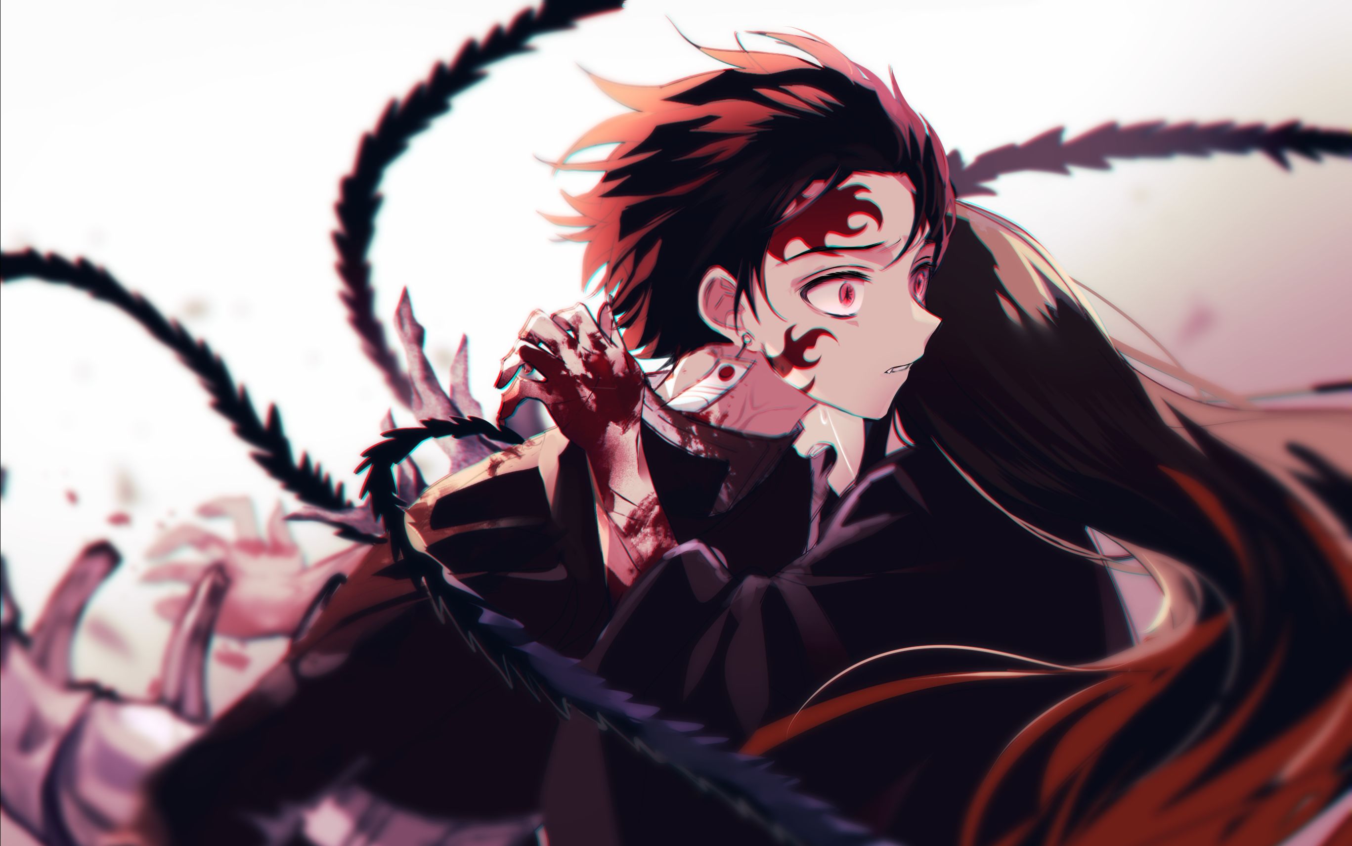 Baixe gratuitamente a imagem Anime, Nezuko Kamado, Demon Slayer: Kimetsu No Yaiba, Tanjiro Kamado na área de trabalho do seu PC