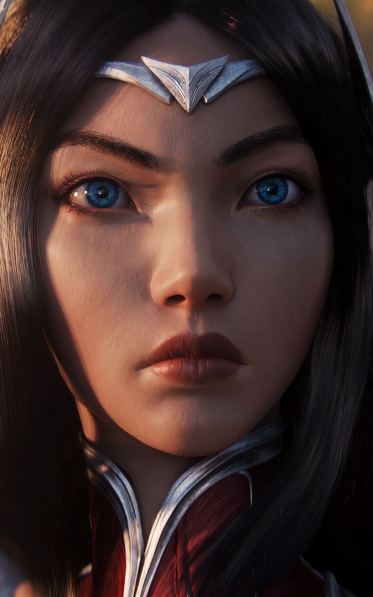 Download mobile wallpaper League Of Legends, Blue Eyes, Video Game, Black Hair, Irelia (League Of Legends) for free.