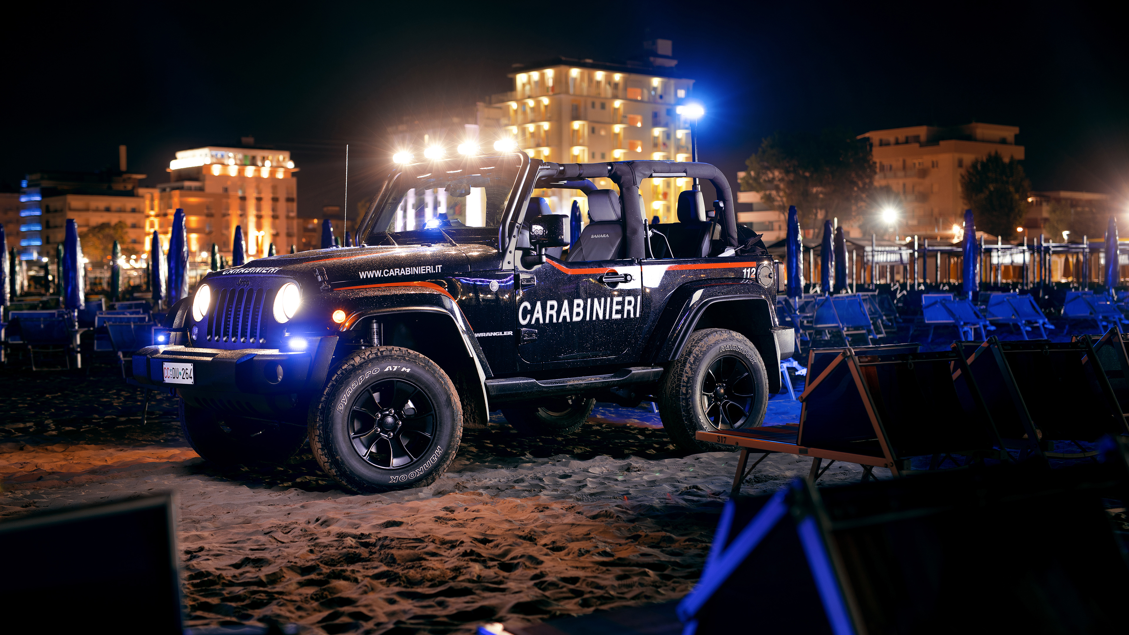 Download mobile wallpaper Jeep, Jeep Wrangler, Vehicles, Carabinieri for free.