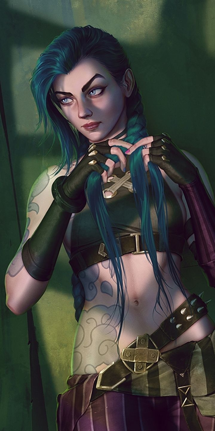 Download mobile wallpaper Tv Show, Jinx (League Of Legends), Arcane for free.