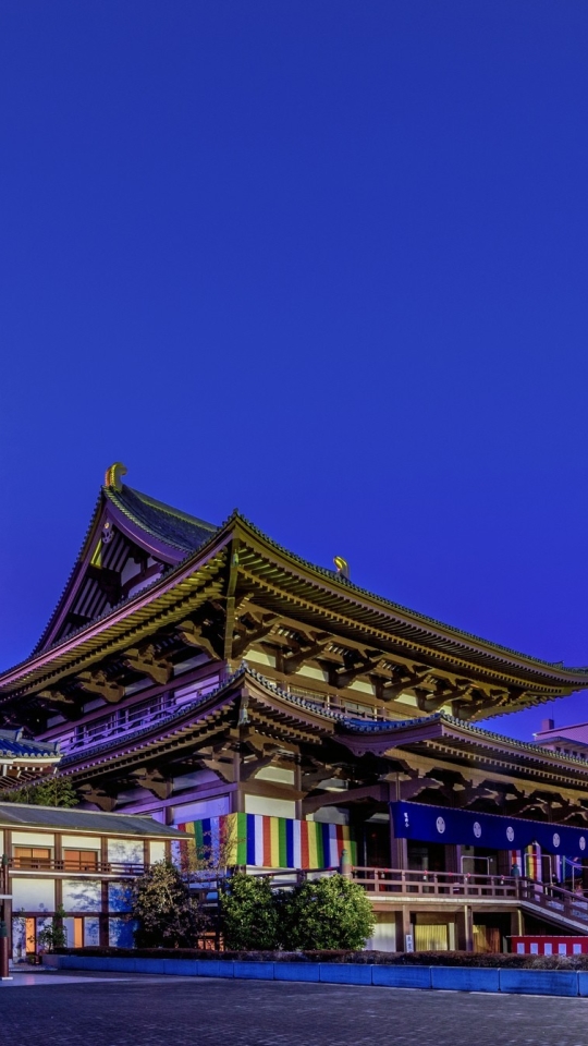 Скачать картинку Япония, Храм, Токио, Храмы, Религиозные, Токийская Башня, Храм Зодзё Дзи в телефон бесплатно.