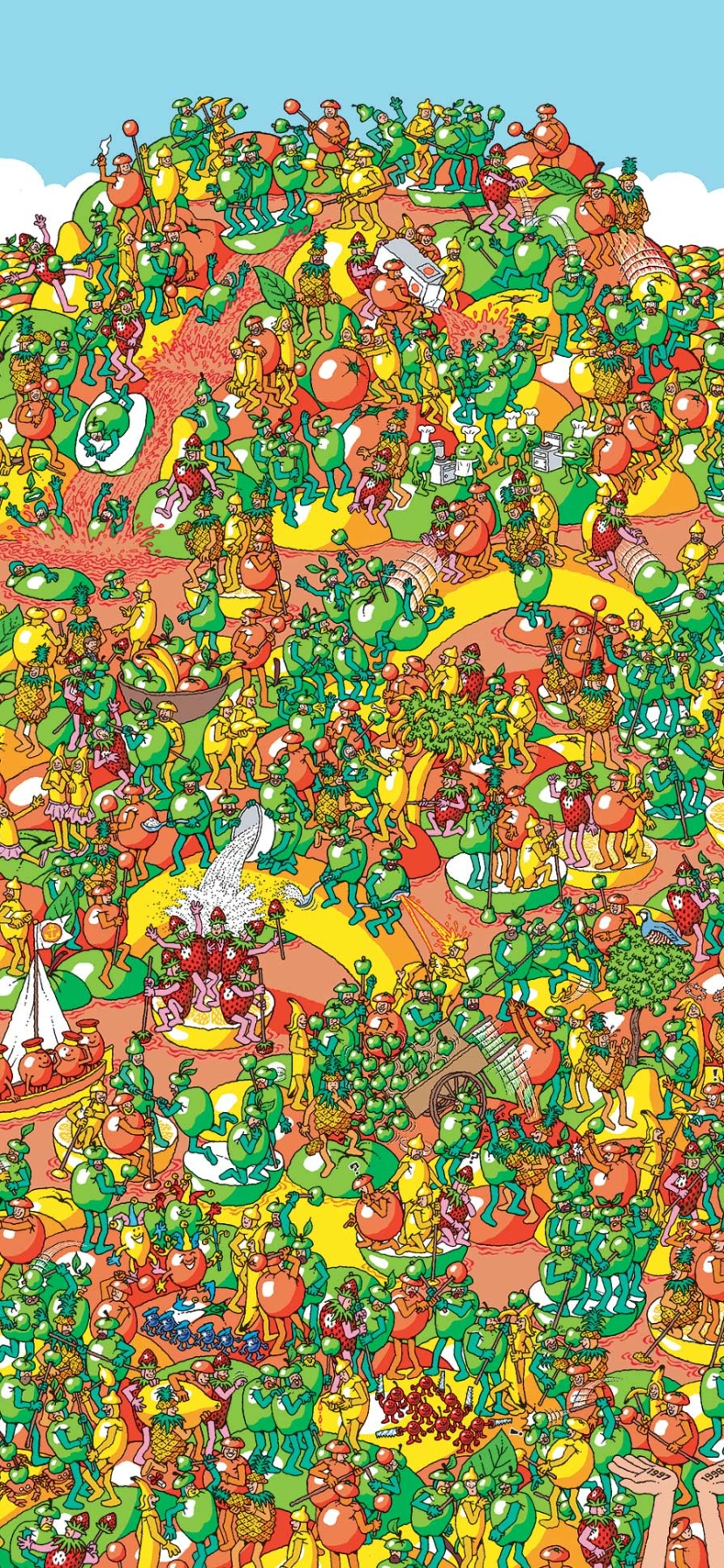 Handy-Wallpaper Spiel, Wo Ist Waldo? kostenlos herunterladen.