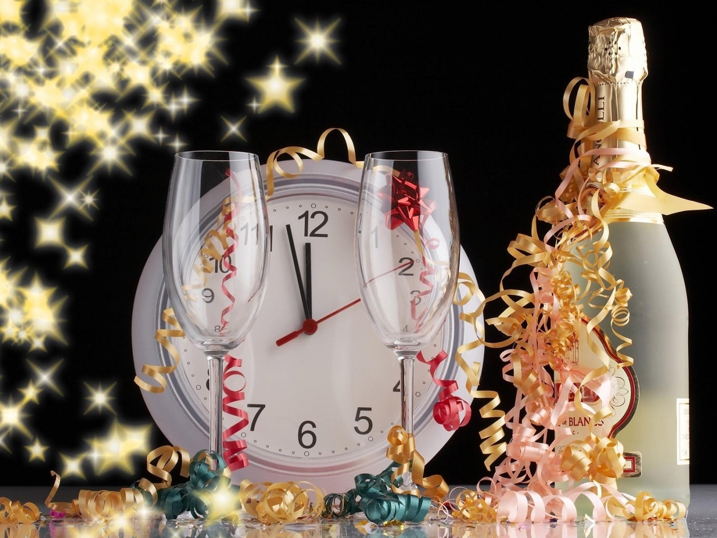 Descarga gratis la imagen Vacaciones, Año Nuevo, Reloj en el escritorio de tu PC
