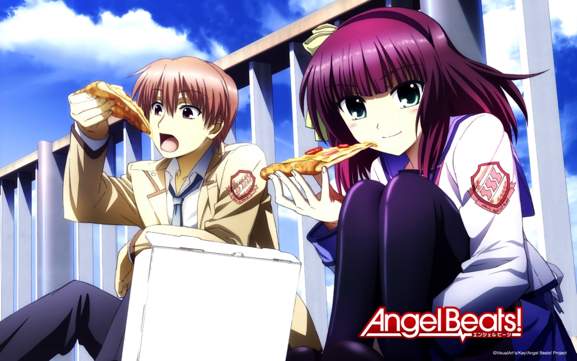525482 Hintergrundbild herunterladen animes, angel beats!, juri nakamura, yuzuru otonashi - Bildschirmschoner und Bilder kostenlos