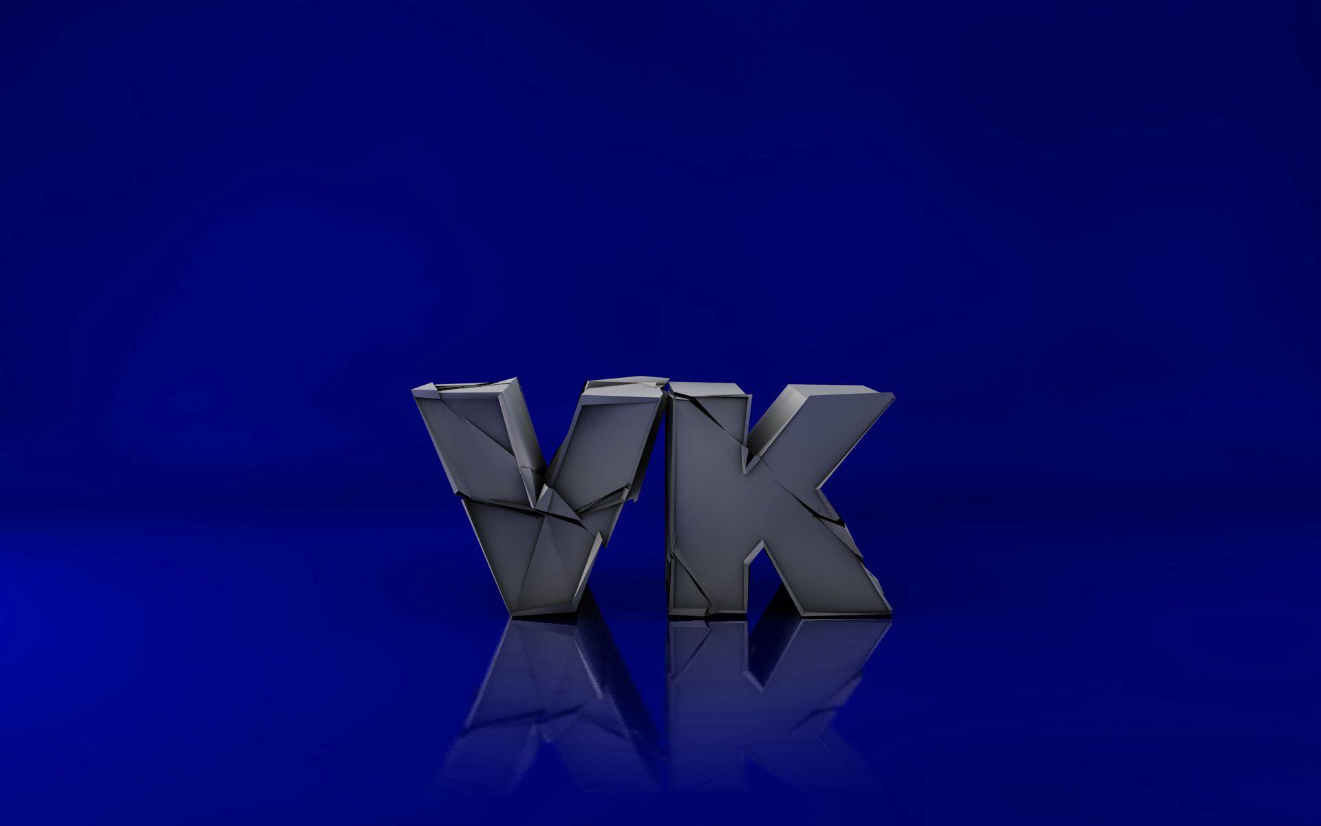 Baixe gratuitamente a imagem Logotipo, Vk, 3D na área de trabalho do seu PC