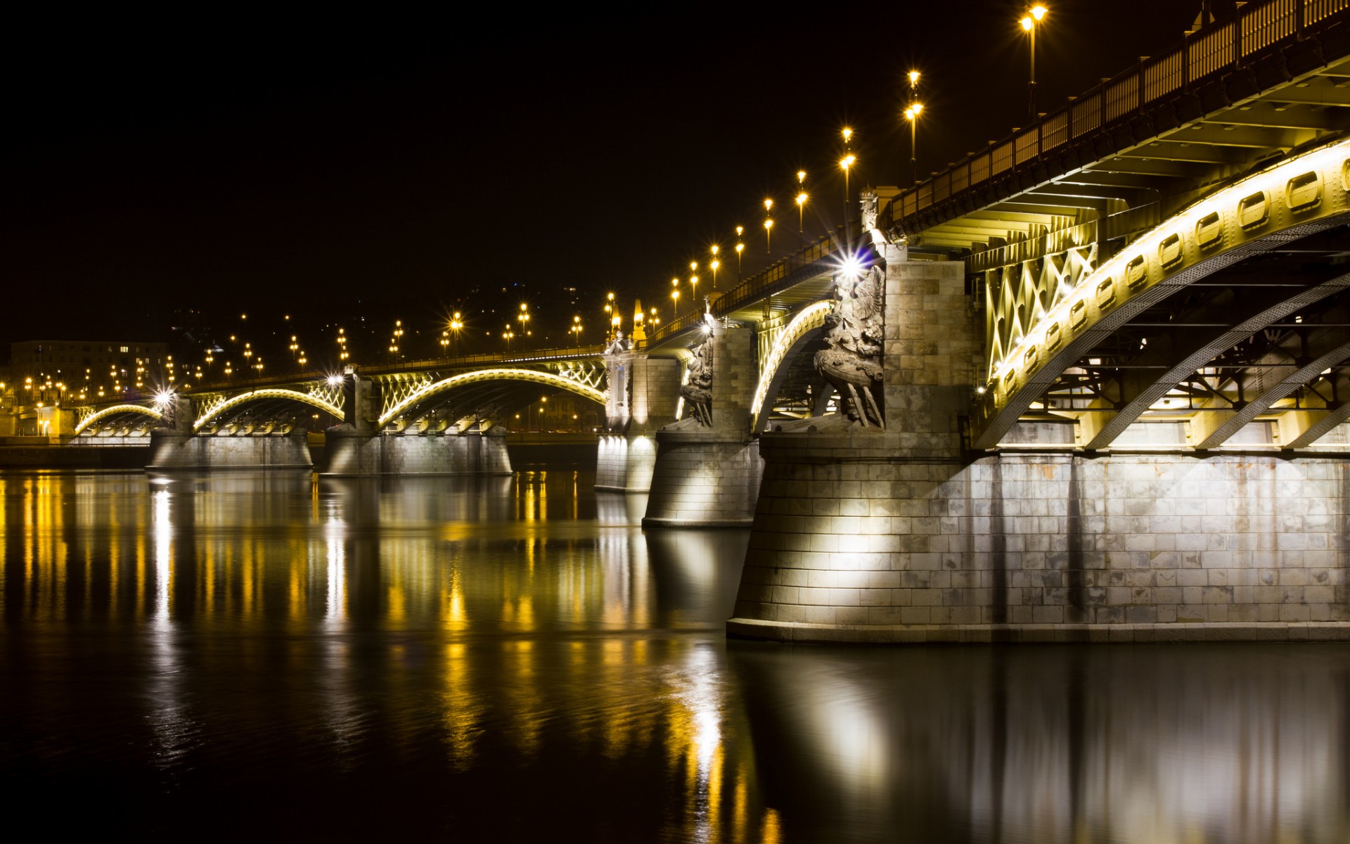 301473 télécharger l'image des ponts, construction humaine, pont marguerite, budapest, hongrie - fonds d'écran et économiseurs d'écran gratuits