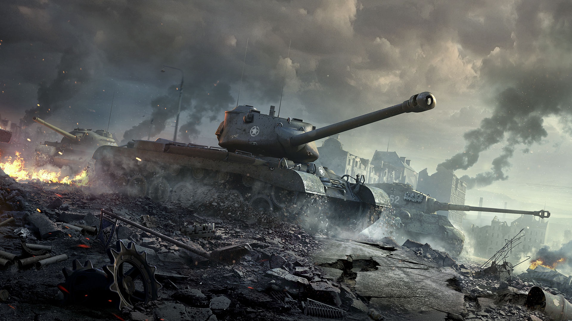 video game, world of tanks, tank, tiger ii