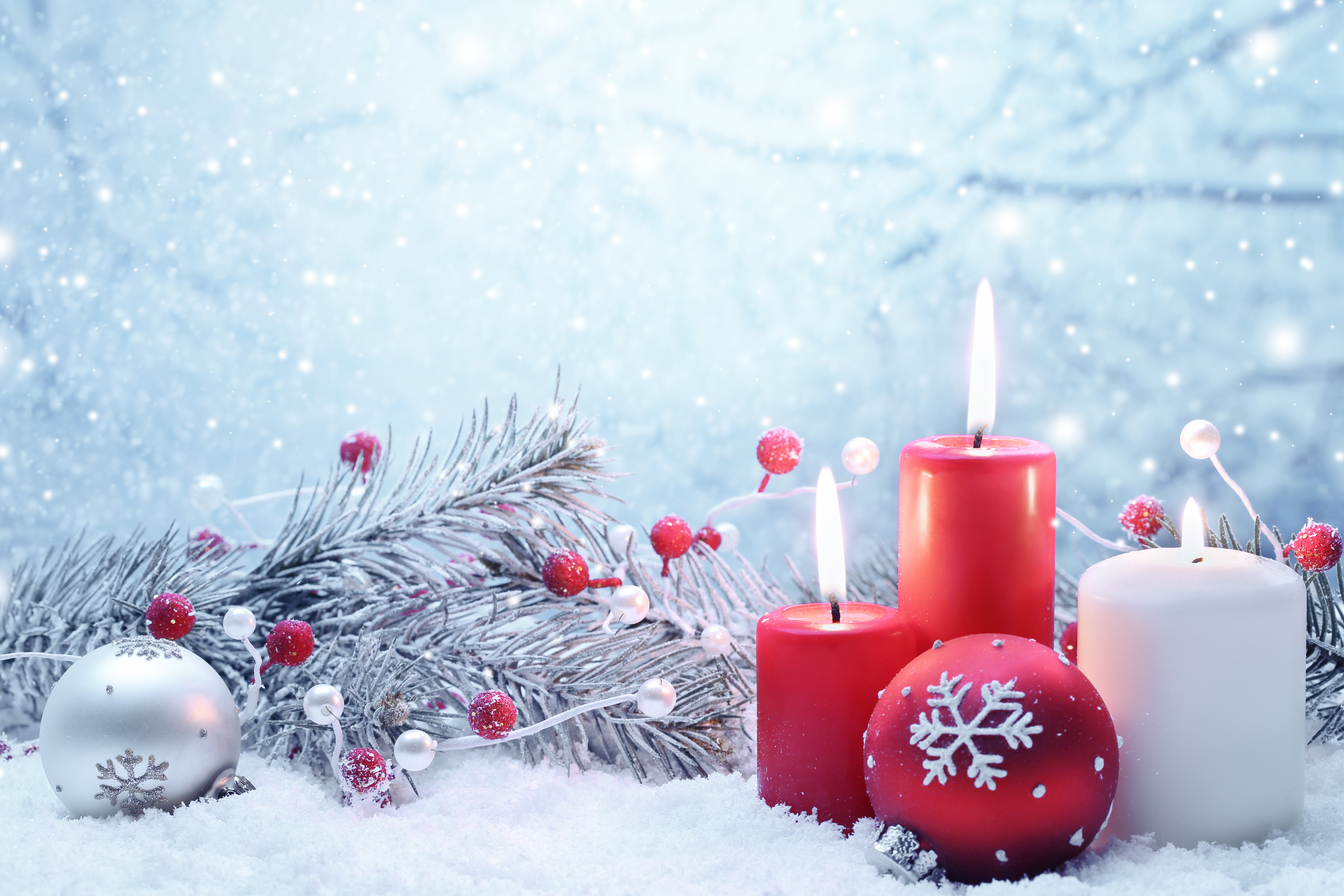 Téléchargez des papiers peints mobile Noël, Vacances, Décorations De Noël, Bougie gratuitement.