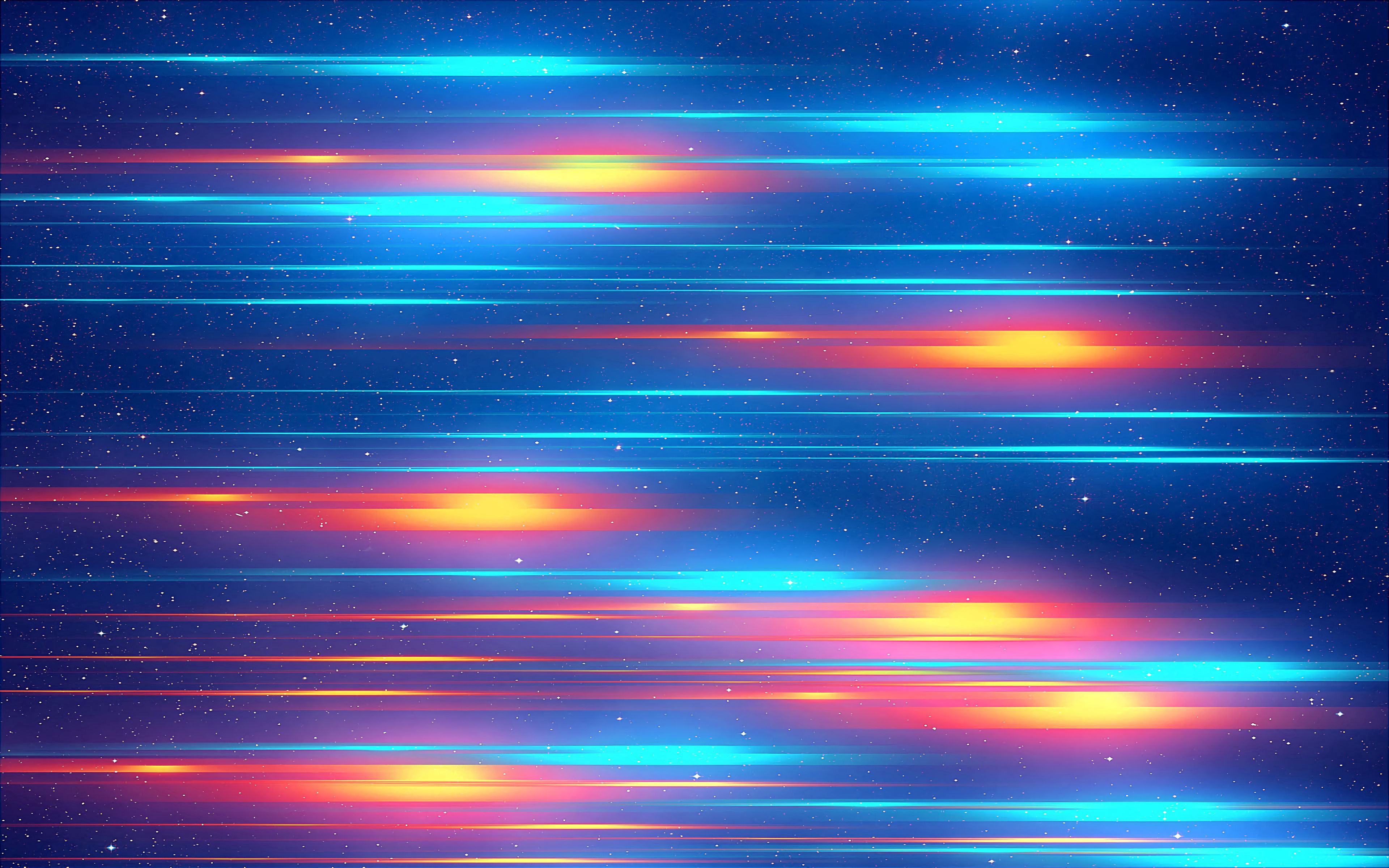 Download mobile wallpaper Motley, Streaks, Stripes, Multicolored, Glow, Bright, Abstract for free.