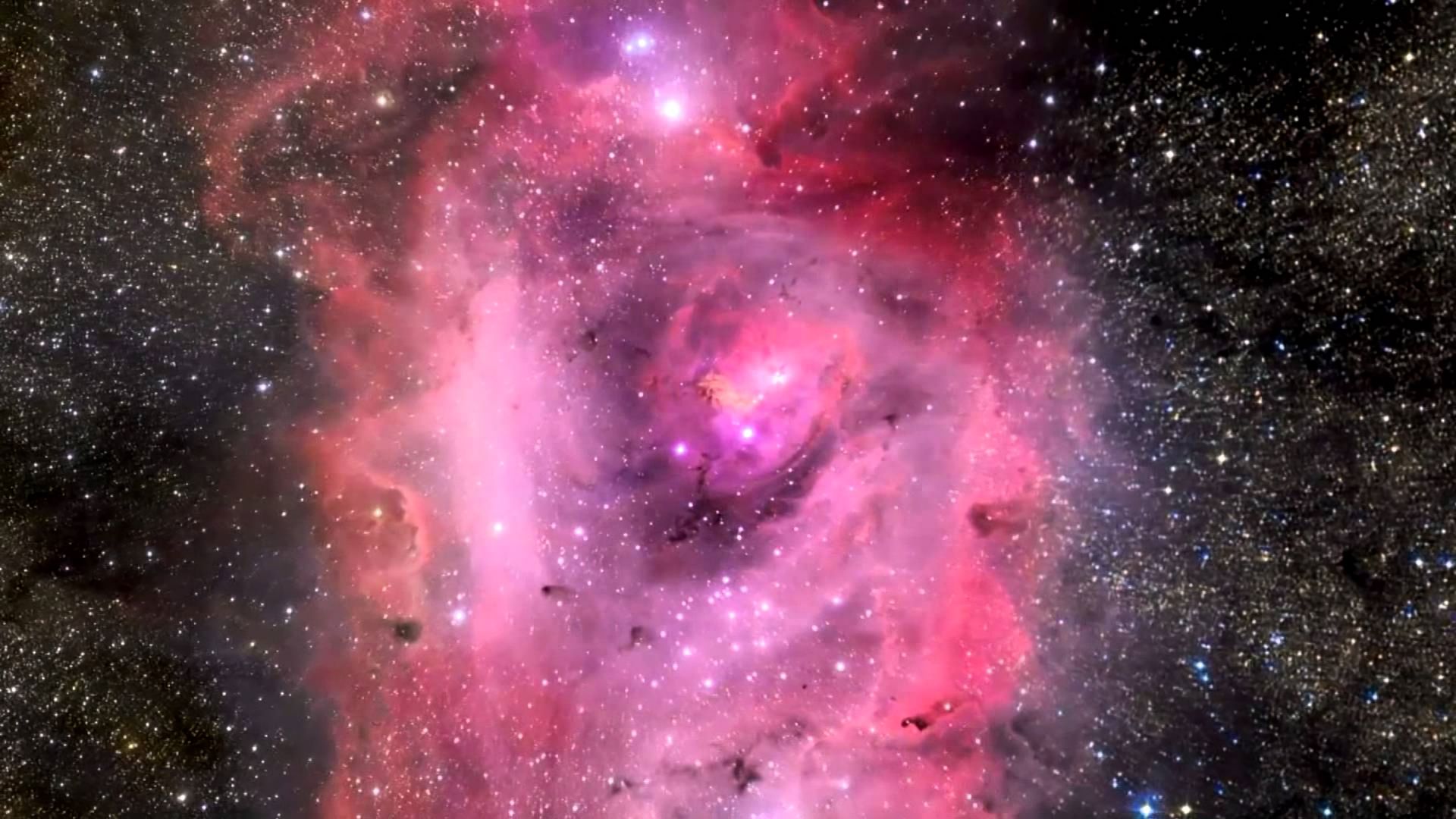 Download mobile wallpaper Stars, Pink, Nebula, Space, Sci Fi for free.